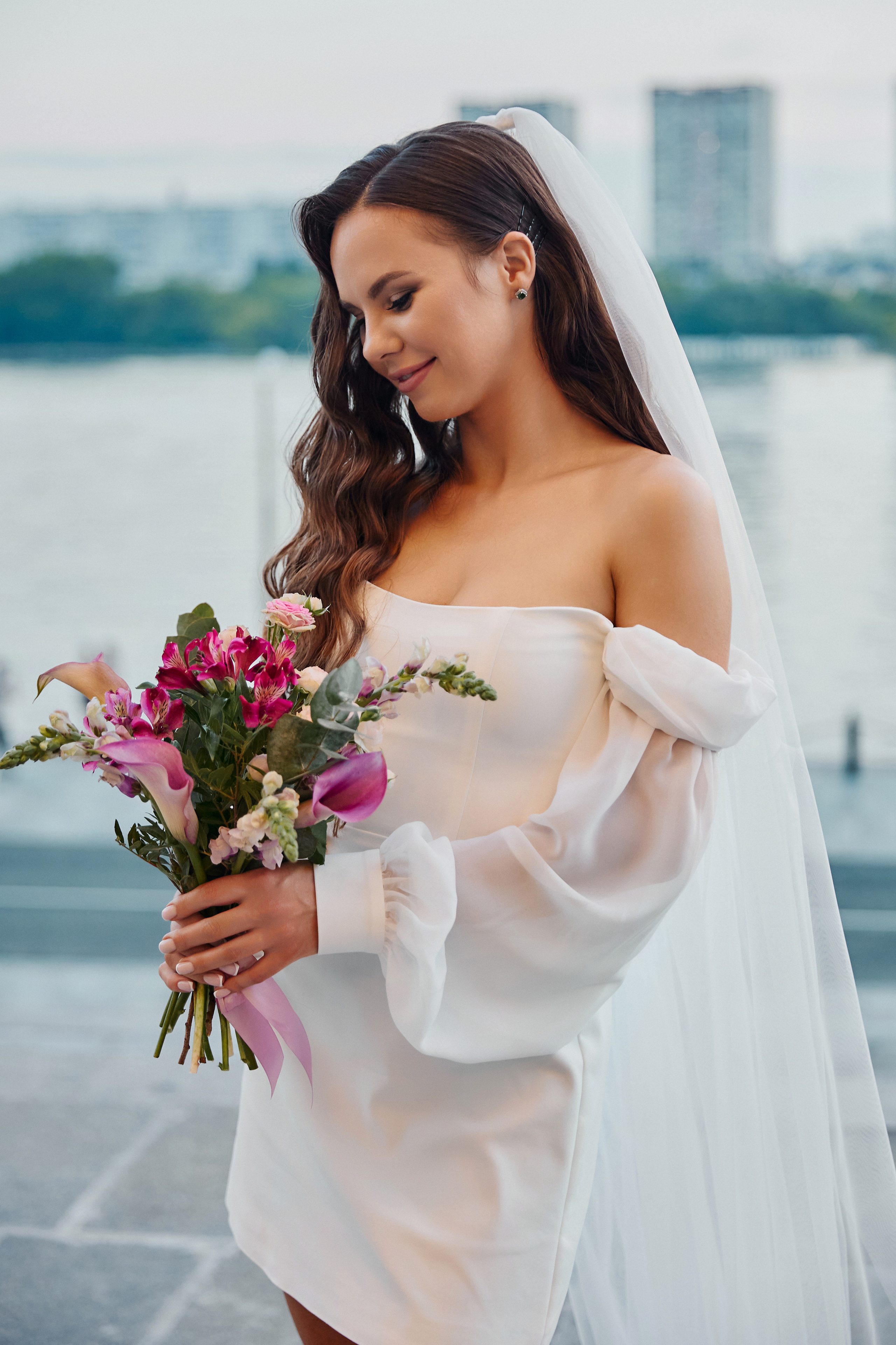 Свадебная фотосессия на Речном вокзале. Свадебный фотограф в Москве и Подмосковье