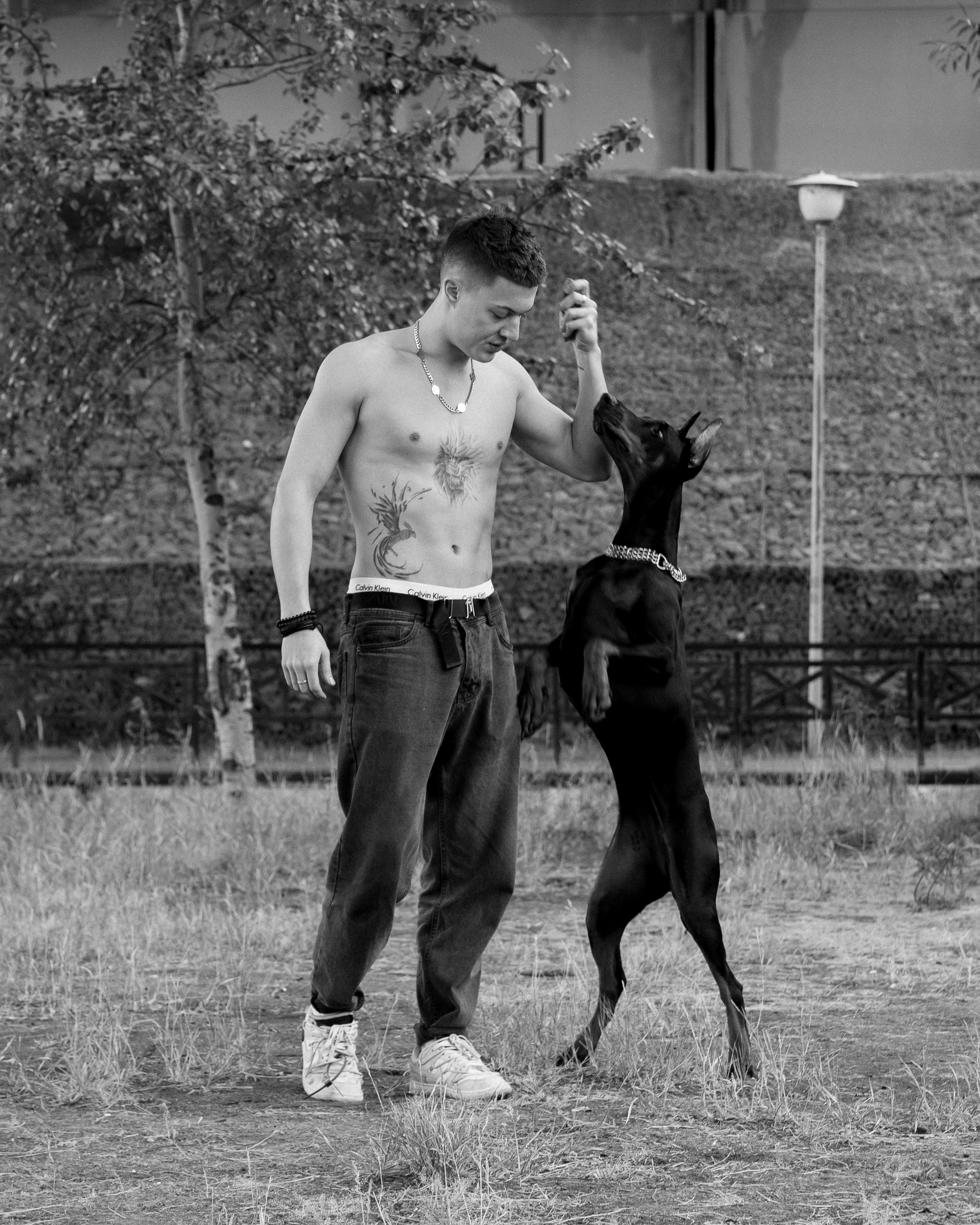 Эдвард с доберманом. Женский фотограф в Москве Светлана Смагина