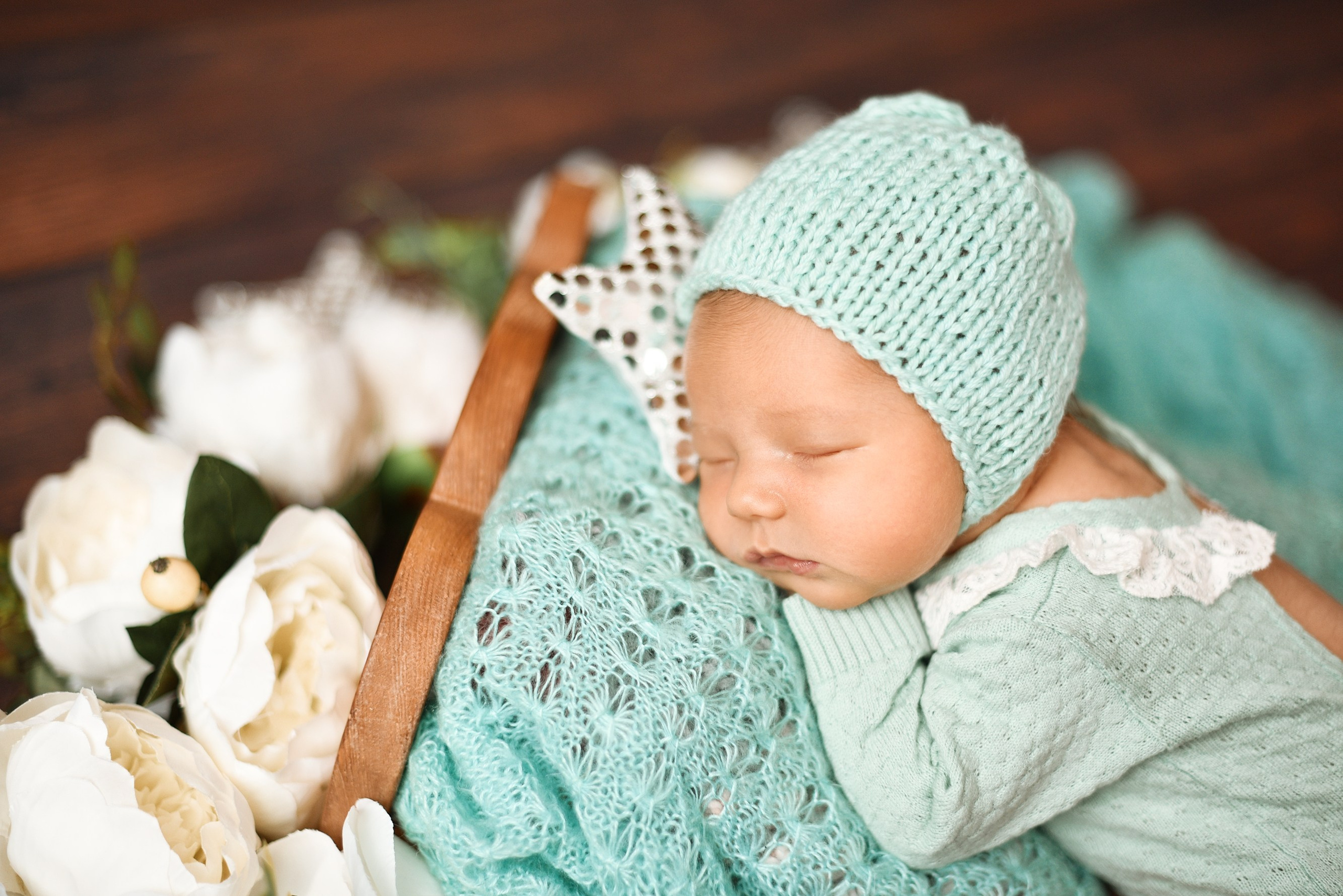 Есения 9 дней. Фотограф беременности и новорожденных малышей Анастасия Никитина