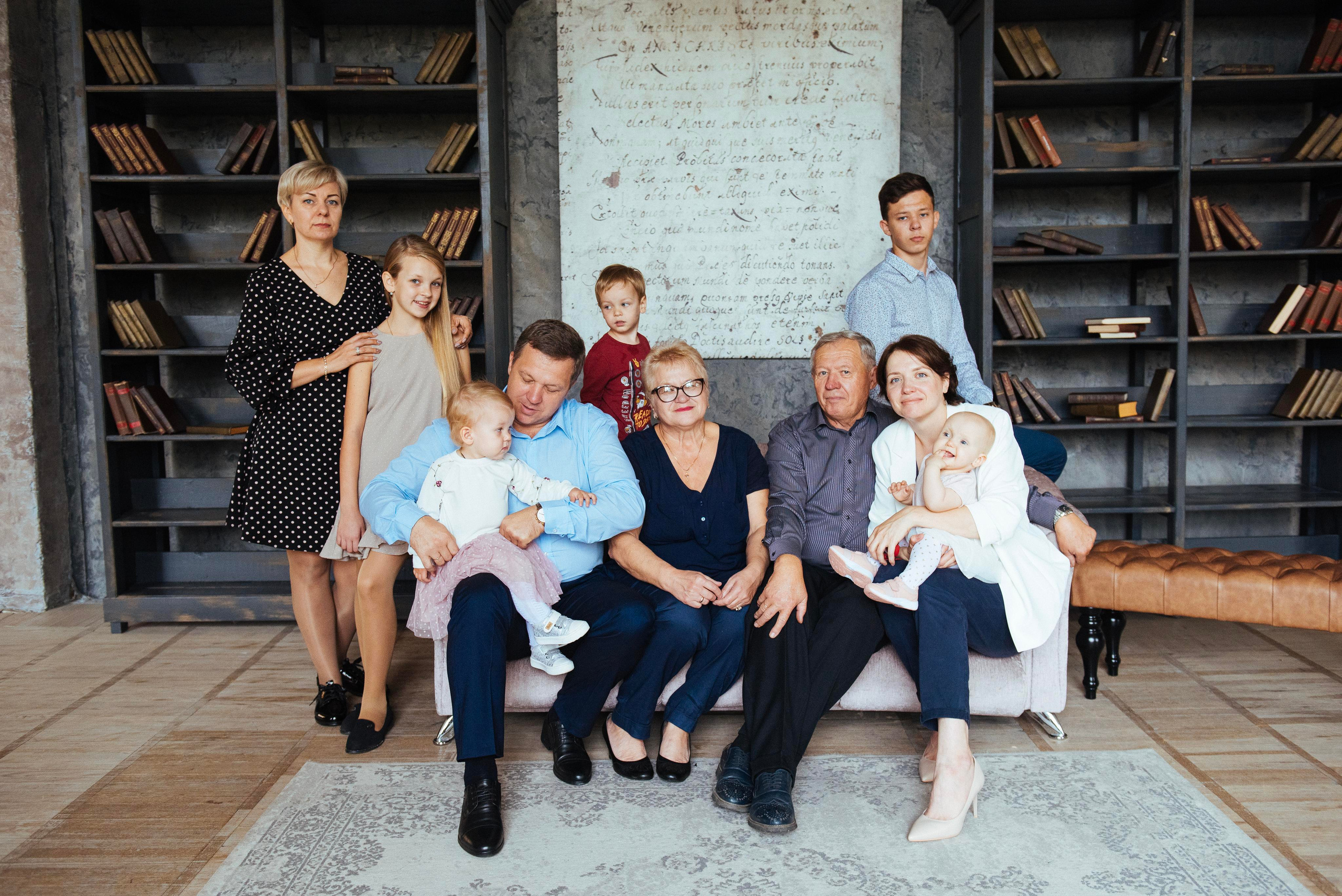 Большая семья Оксаны. Семейный и контент фотограф в Краснодаре Вадим Лагутов