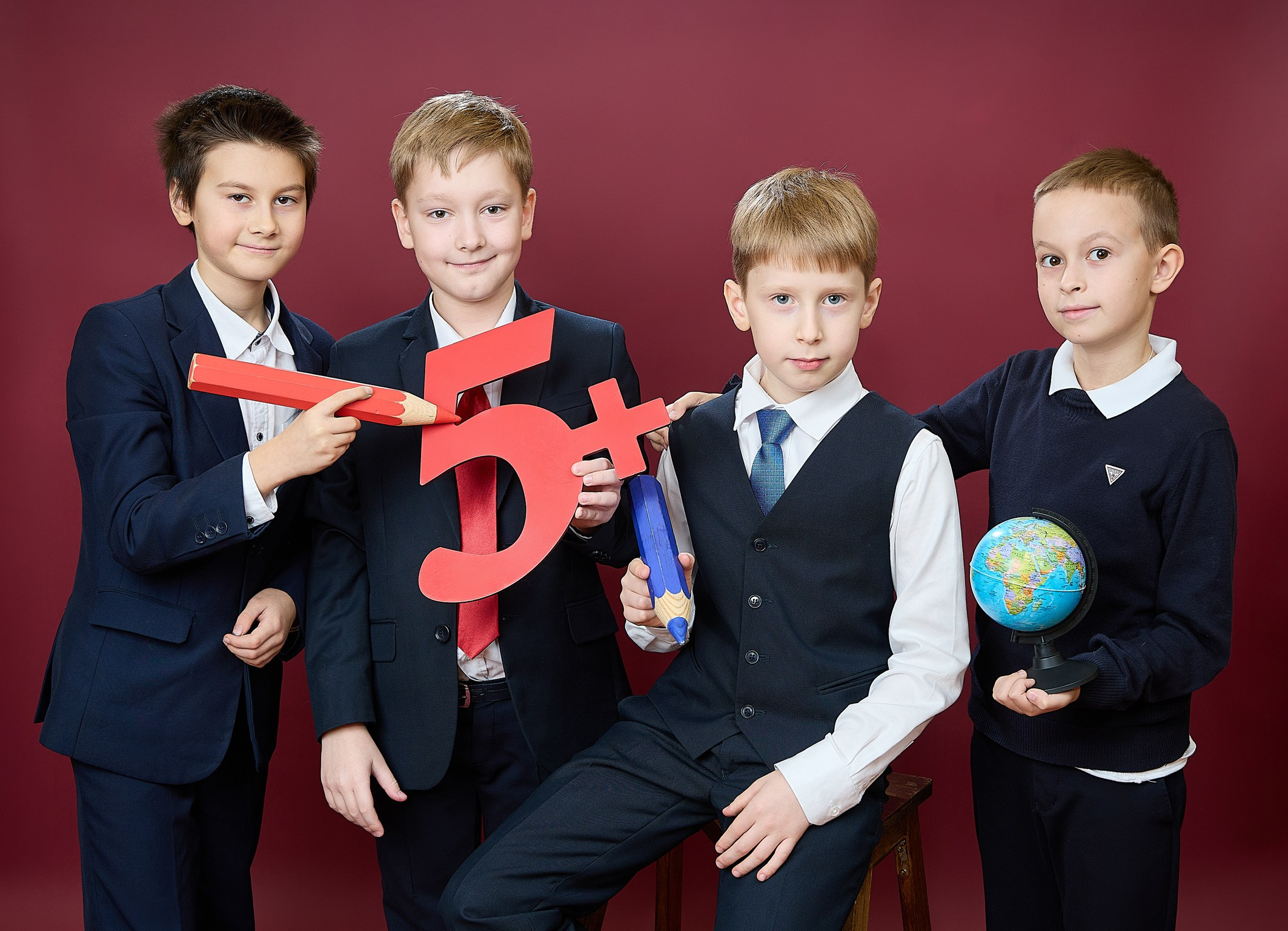 Портреты в начальной школе