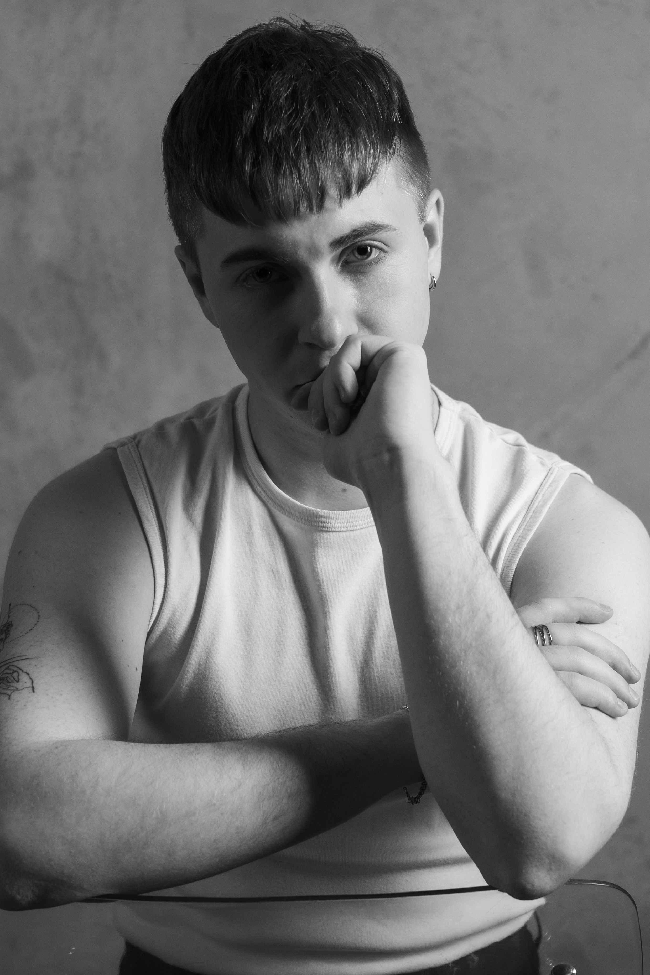 Мужской черно-белый портрет. Фотограф и видеограф в Москве Анна Матюхина