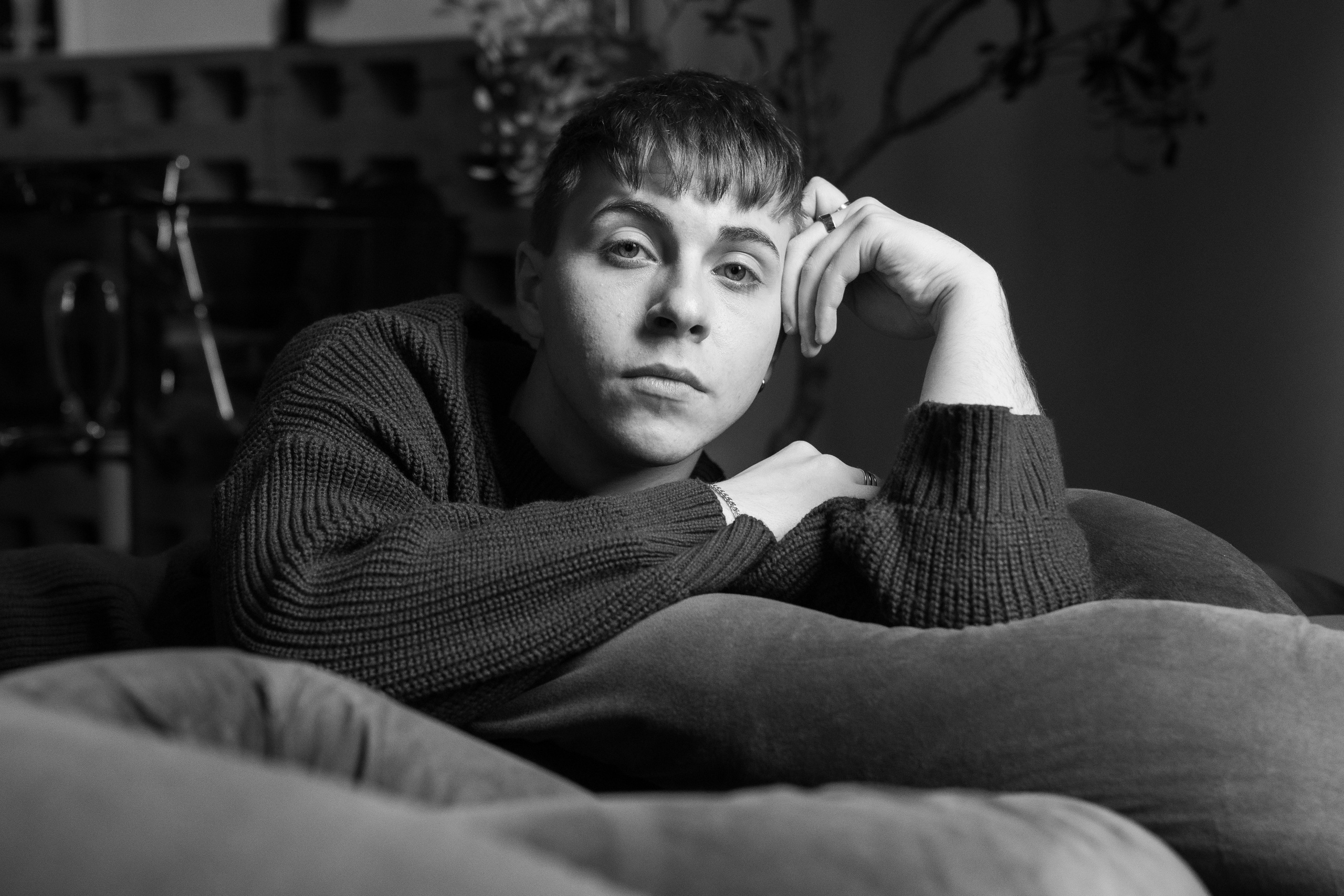 Мужской черно-белый портрет. Фотограф и видеограф в Москве Анна Матюхина