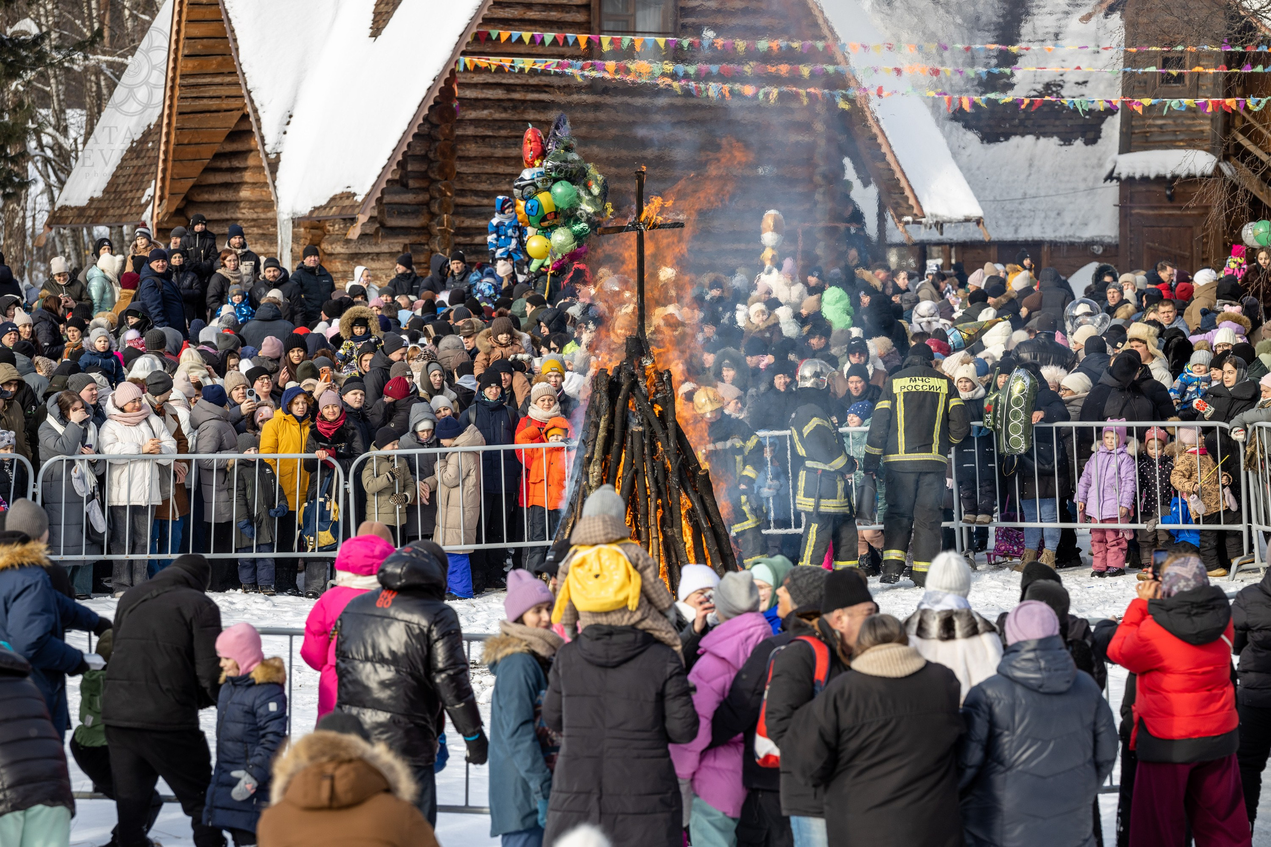 Празднование Масленицы в Берендеевке. Портретный фотограф в Костроме Наталия Клевинскас