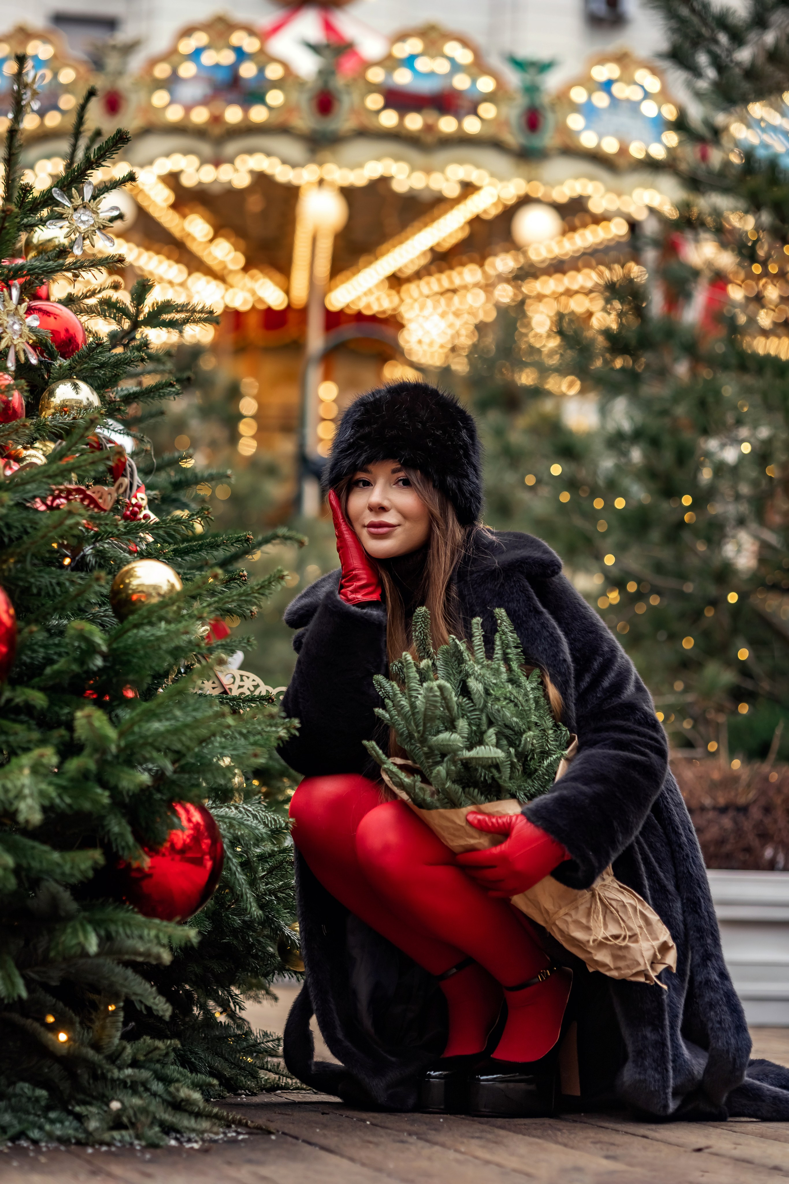 Москва новогодняя. Семейный и детский фотограф в Москве Анна Чертополох