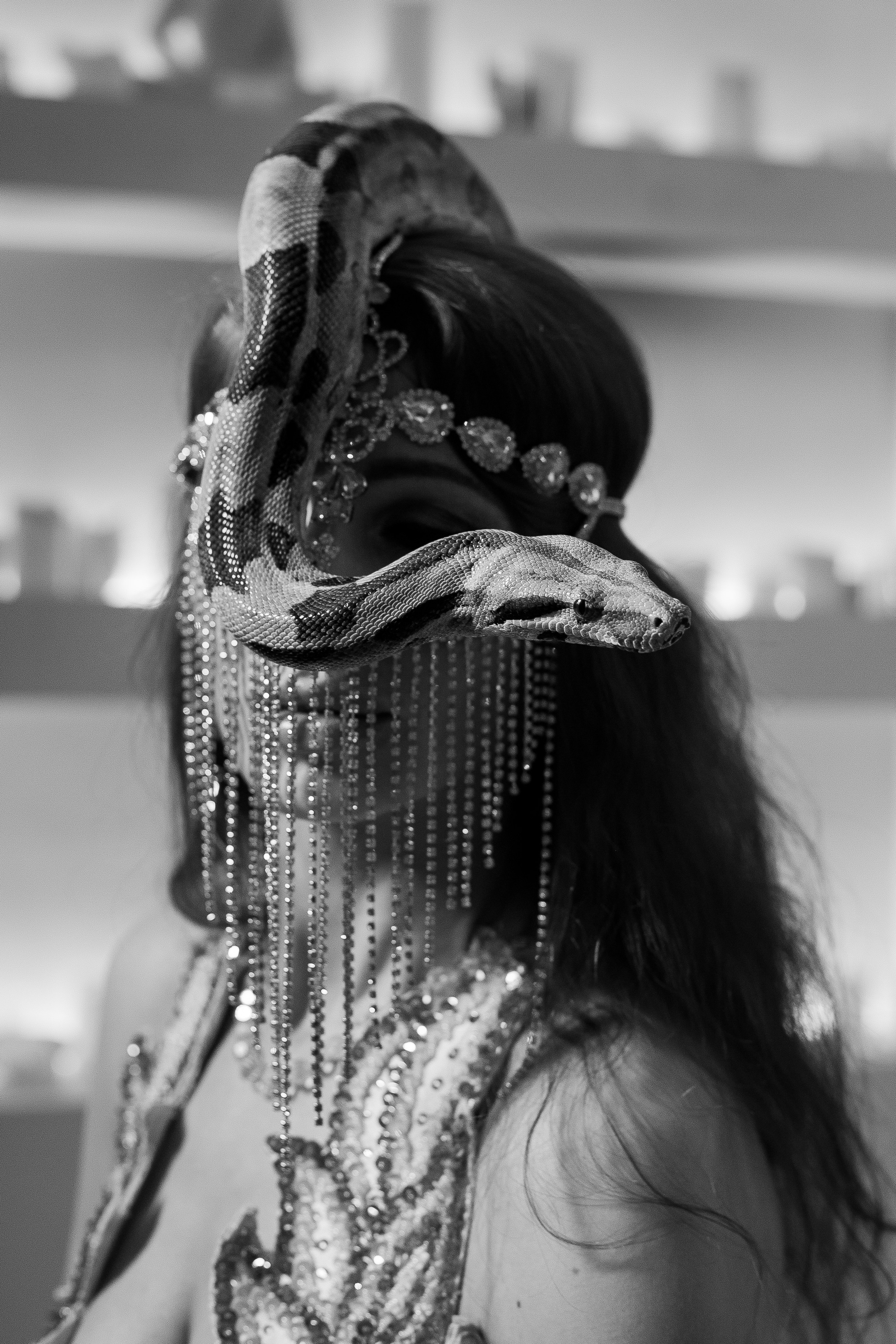 Фотосессия с змеей в восточном стиле в фотостудии. Фотограф в Санкт-Петербурге, Анна Скворцова
