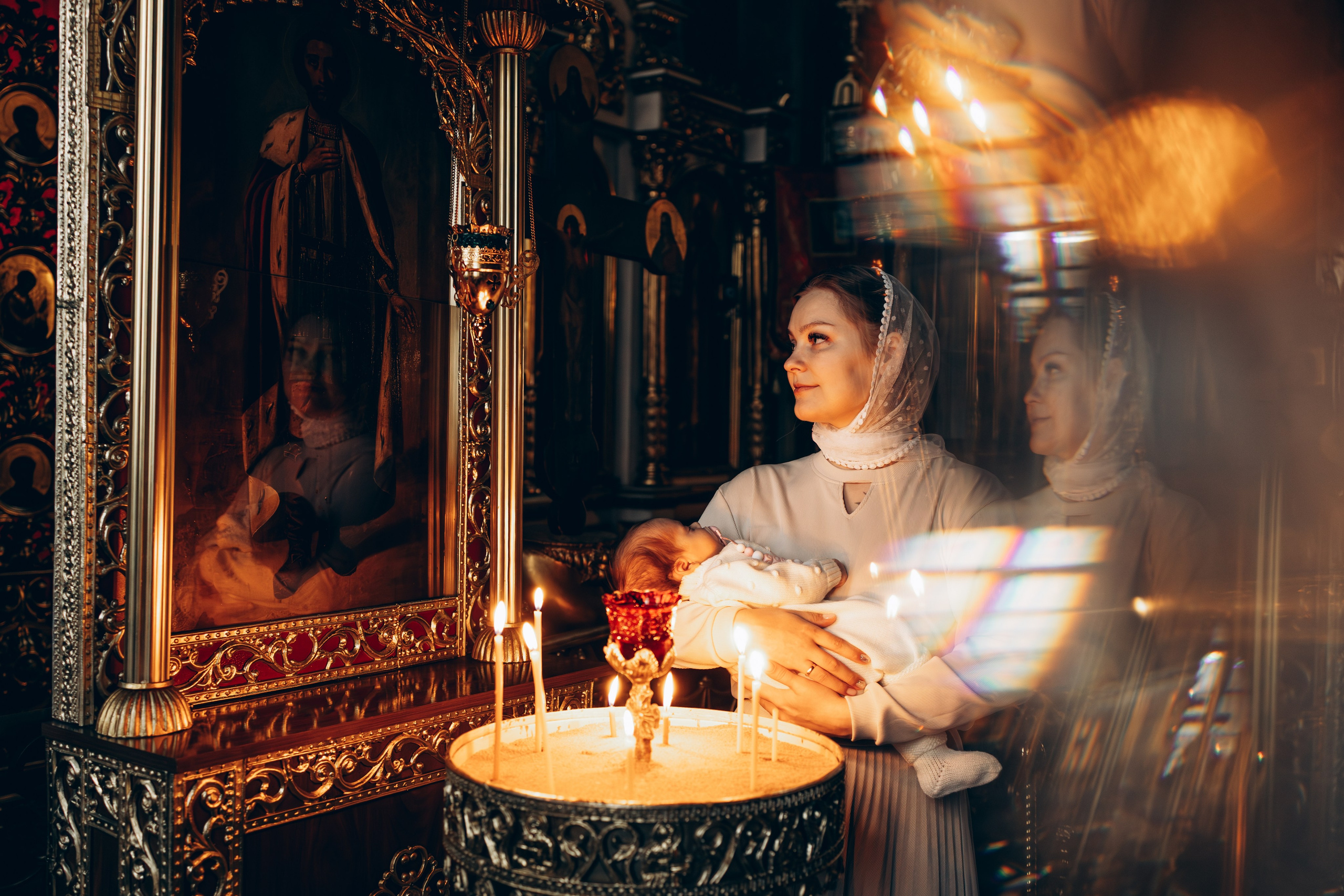 Крещение в Храме Воскресения Словущего в Даниловской Слободе. Главная