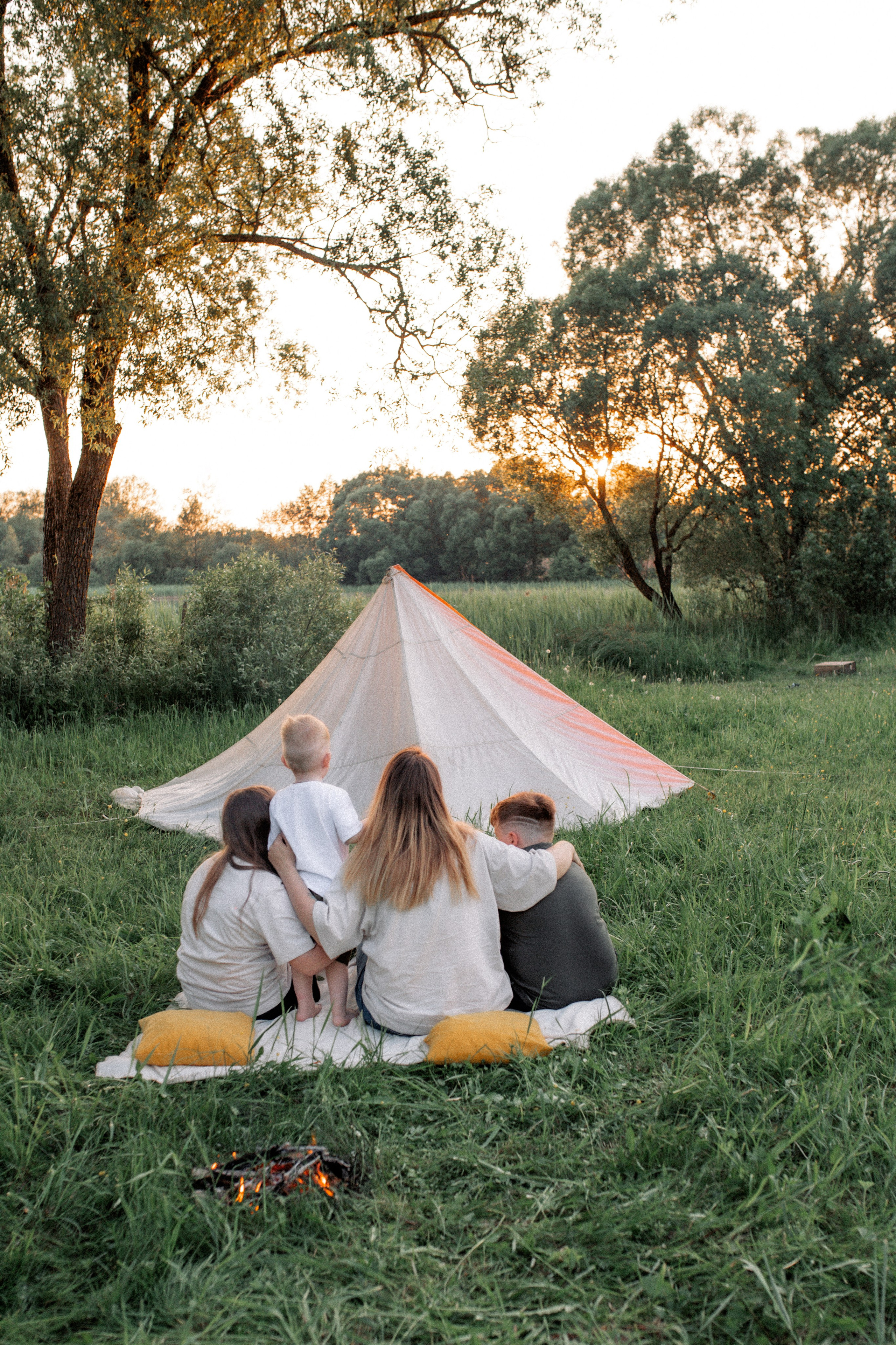 Ира с семьёй
