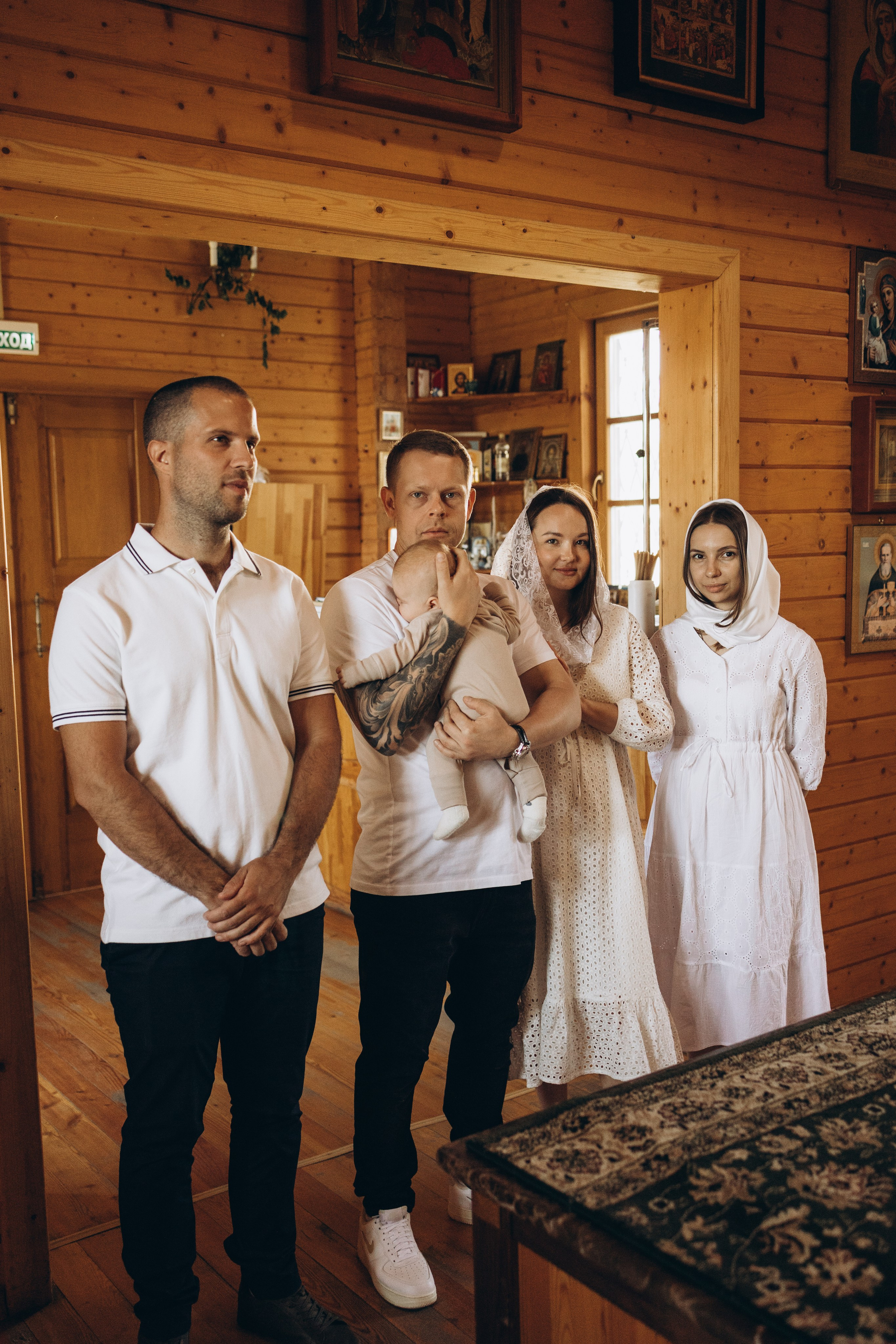 Крещение Егора. Семейный фотограф в Москве Виктория Ястребинская