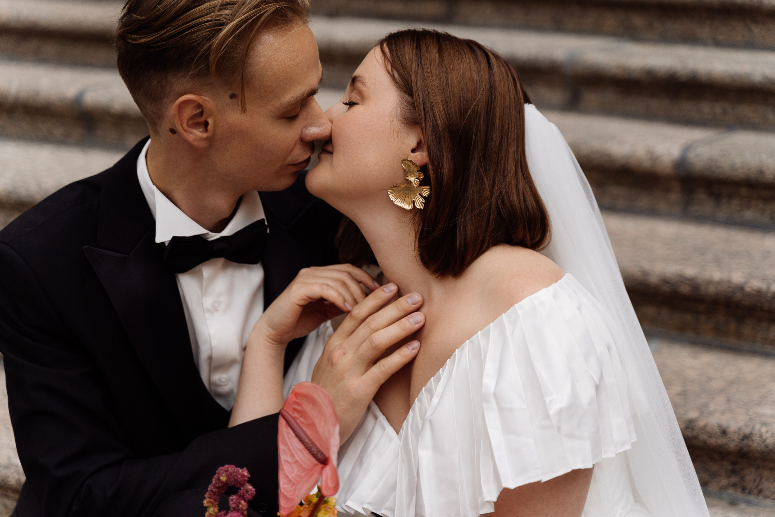 Свадьба на крыше Петербурга. Свадебный фотограф организатор в Санкт-Петербурге Ассоль Опарина