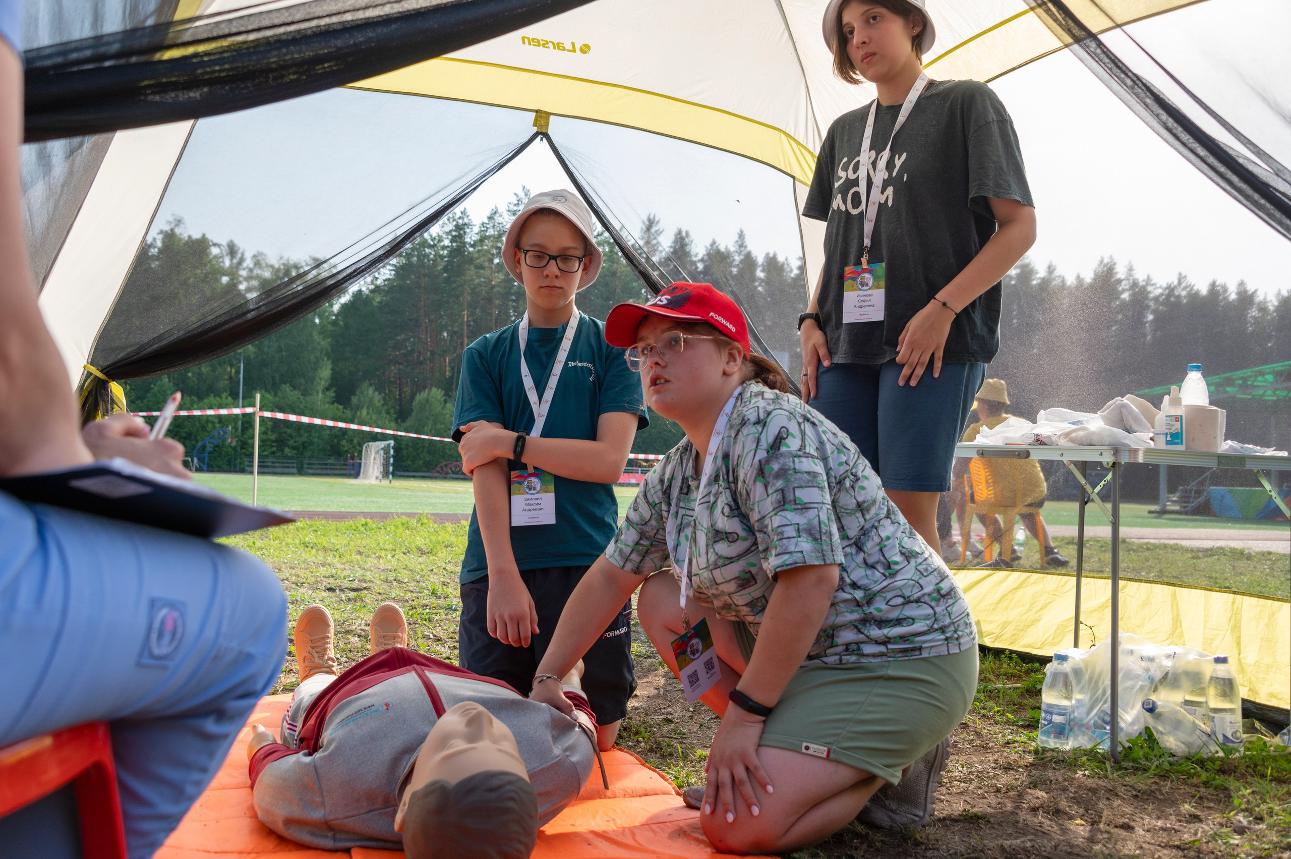 Полевая олимпиада Юных геологов. Фотограф Роман Адлер