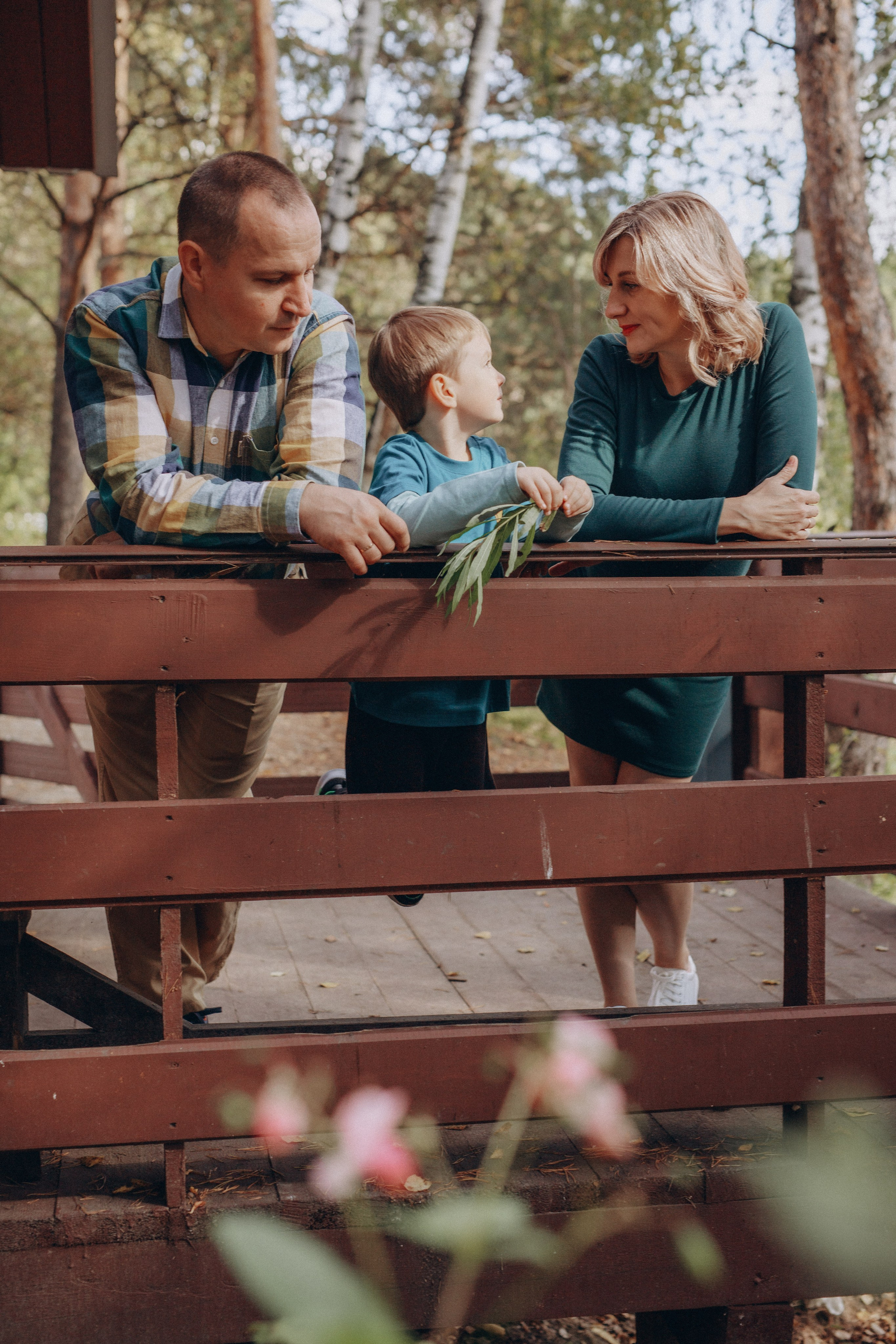 Елена и семья. Фотограф Анастасия Петрова