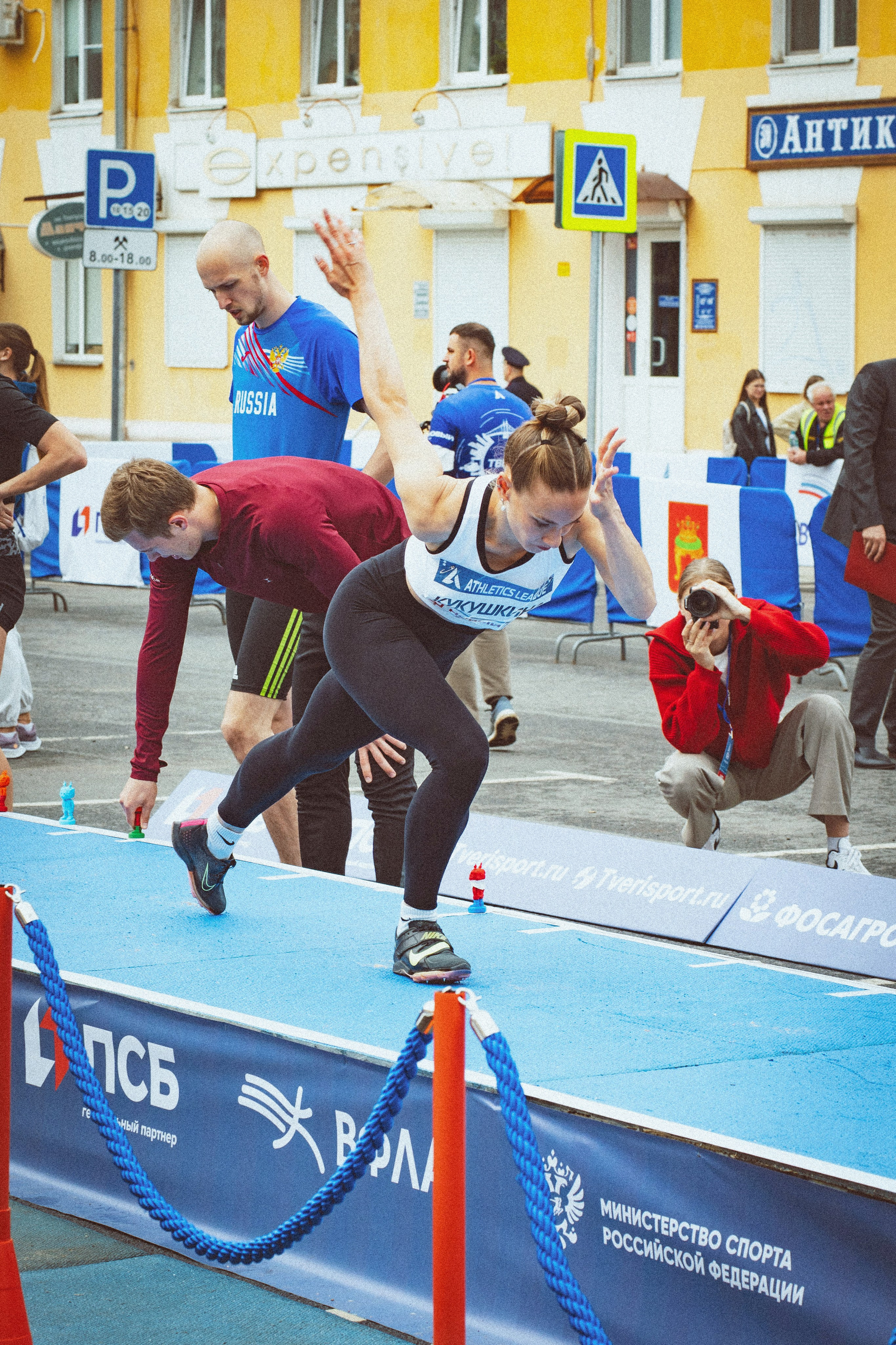 Международный фестиваль легкой атлетики «Атлетикс лига» г. Тверь. Фотограф Евгений Егоров