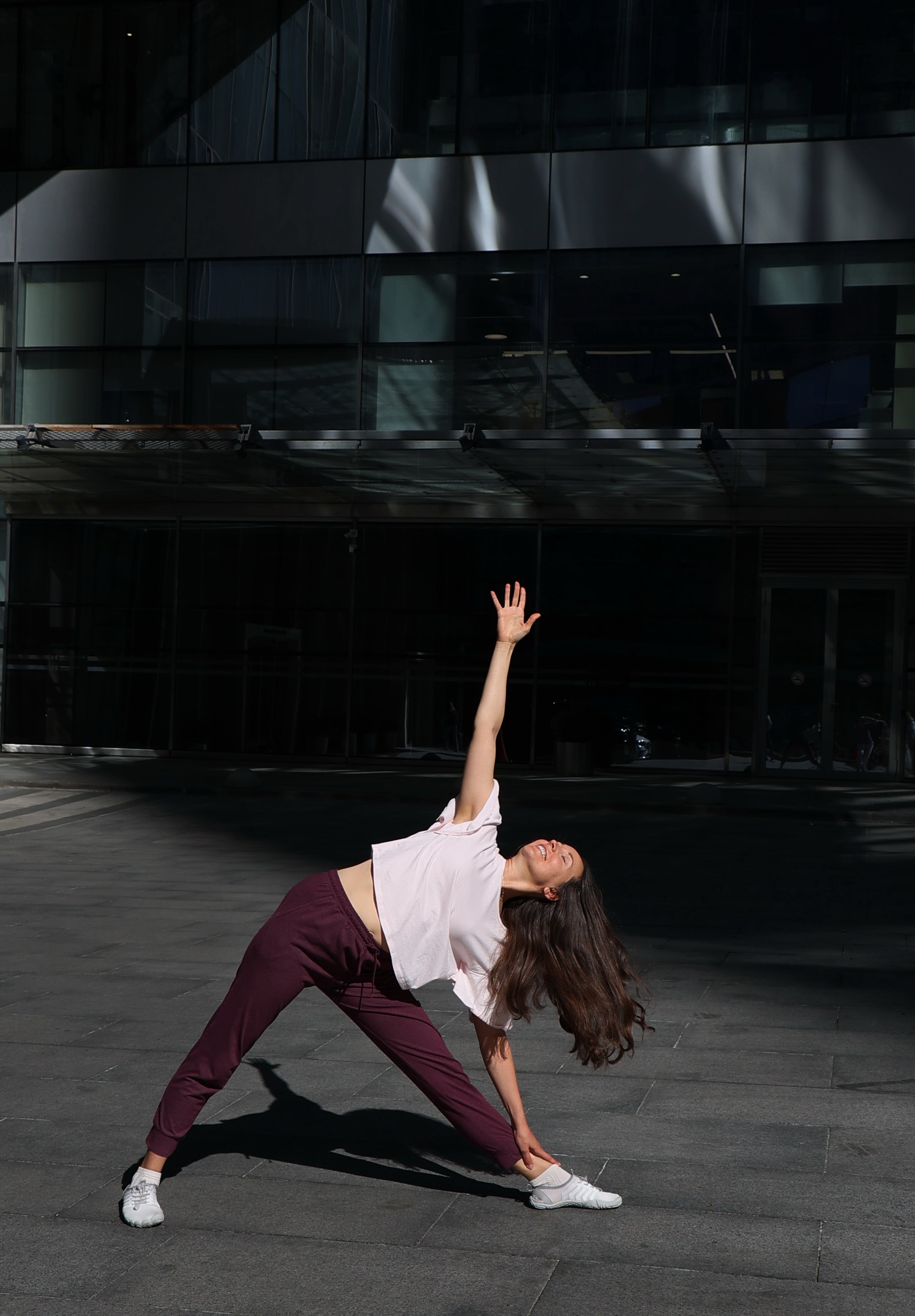 Йога на крыше Москва-Сити. Портретный фотограф Москва