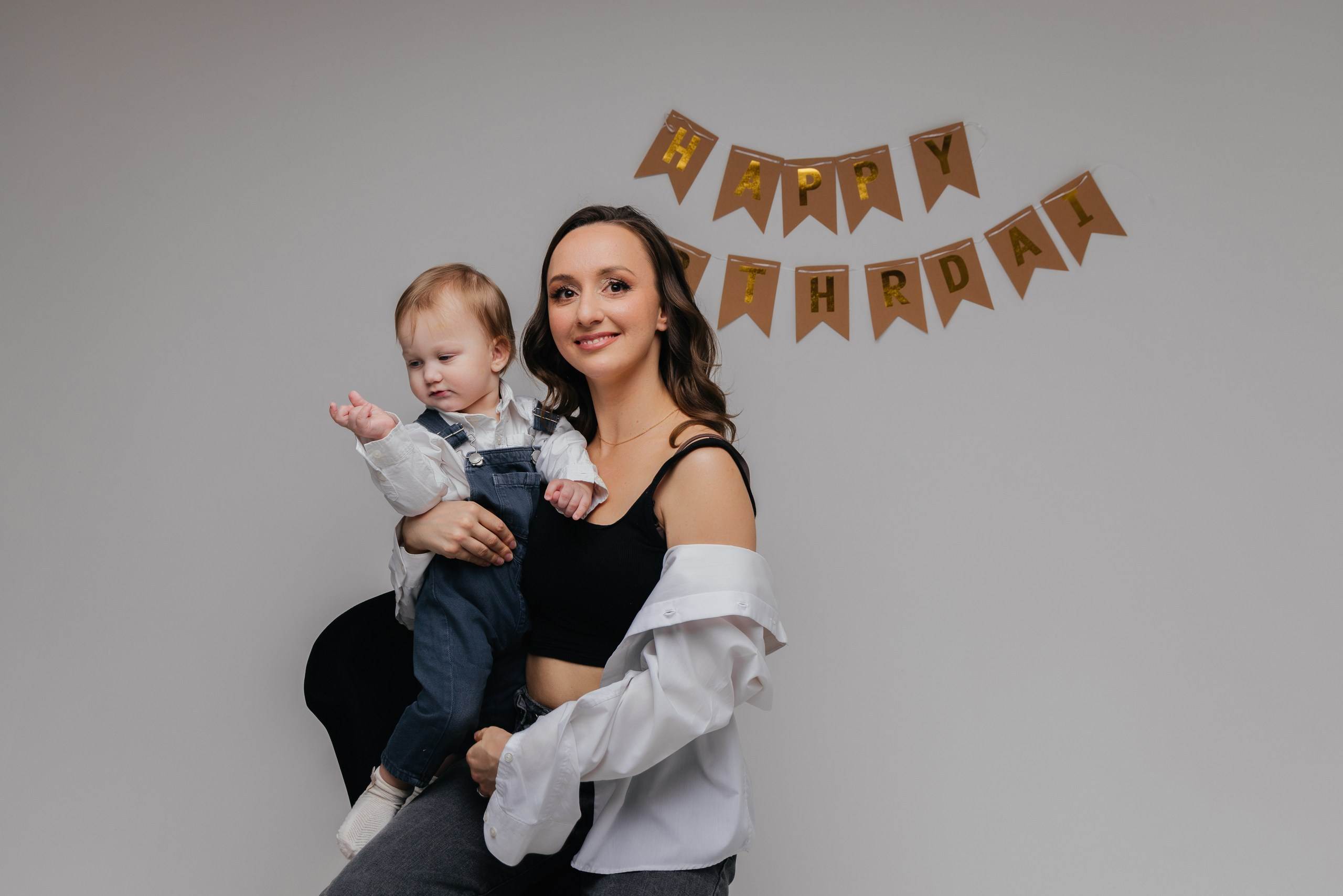 Семейная фотосессия в студии. Фотограф Алексей Солопов