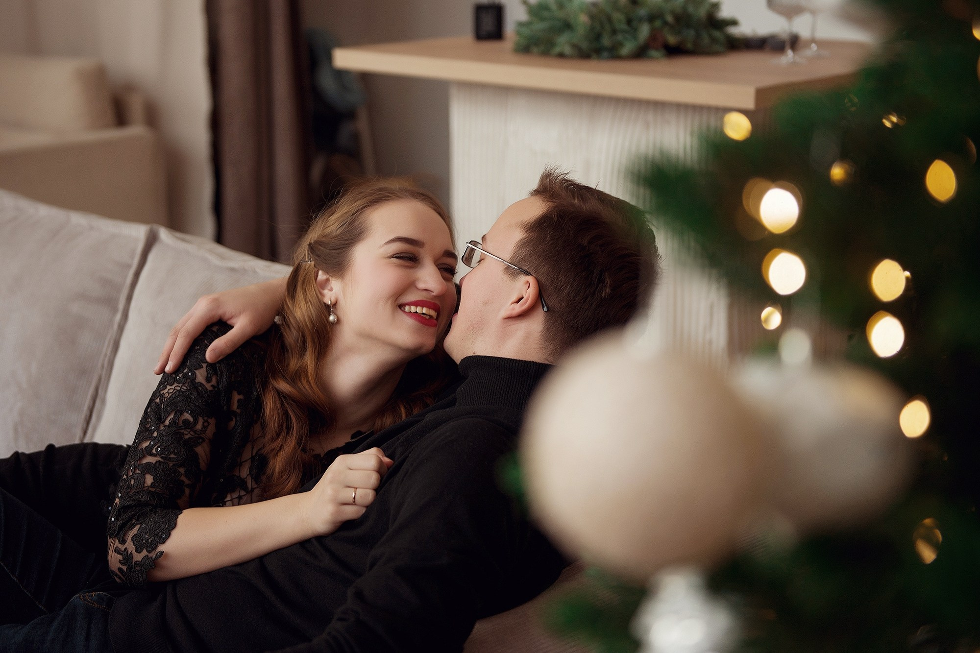 Новогодняя Love Story. Фотограф Кристина Гришина Рязань