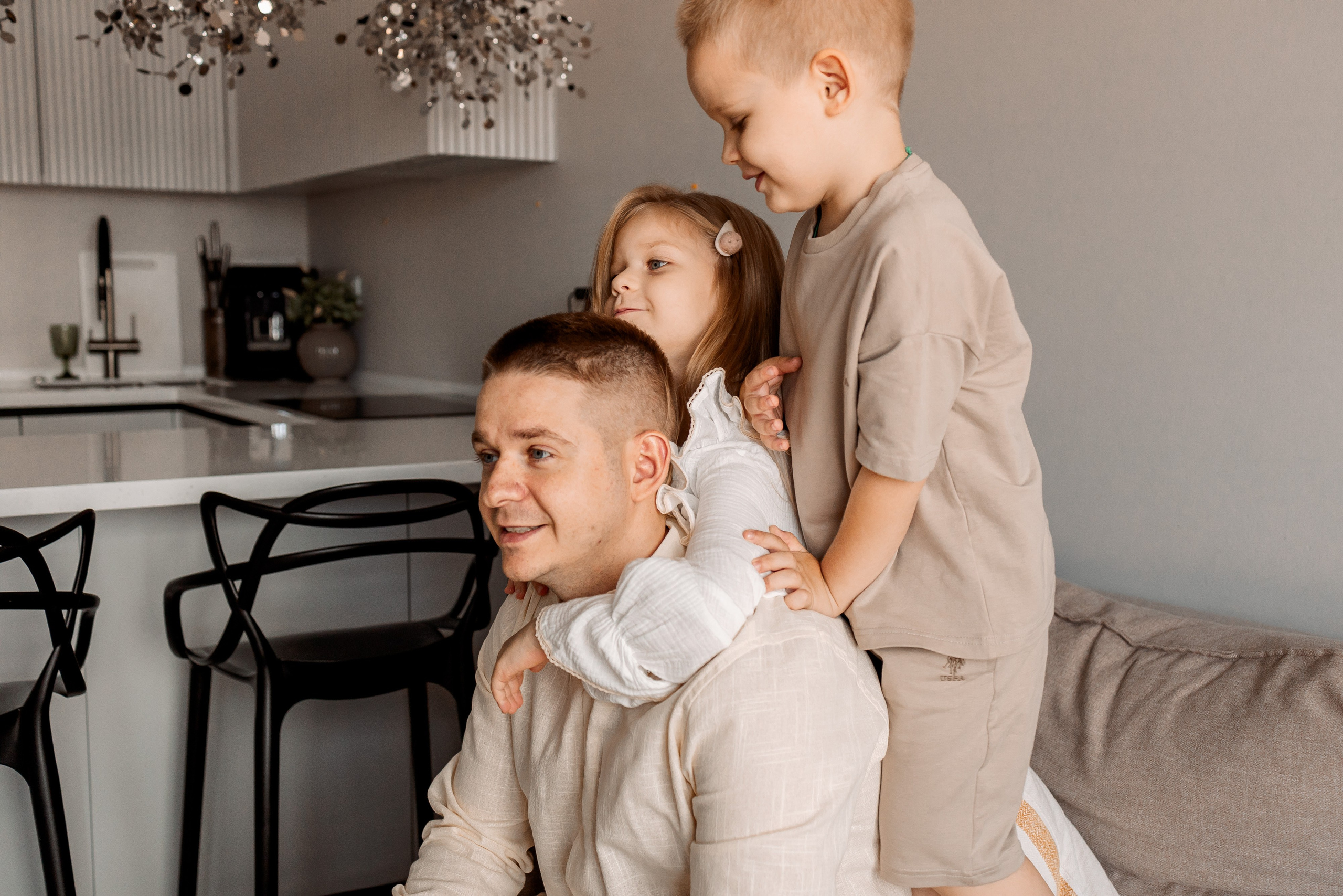 Семейная домашняя фотосессия. Семейный Фотограф в Москве Евгения Симоненко