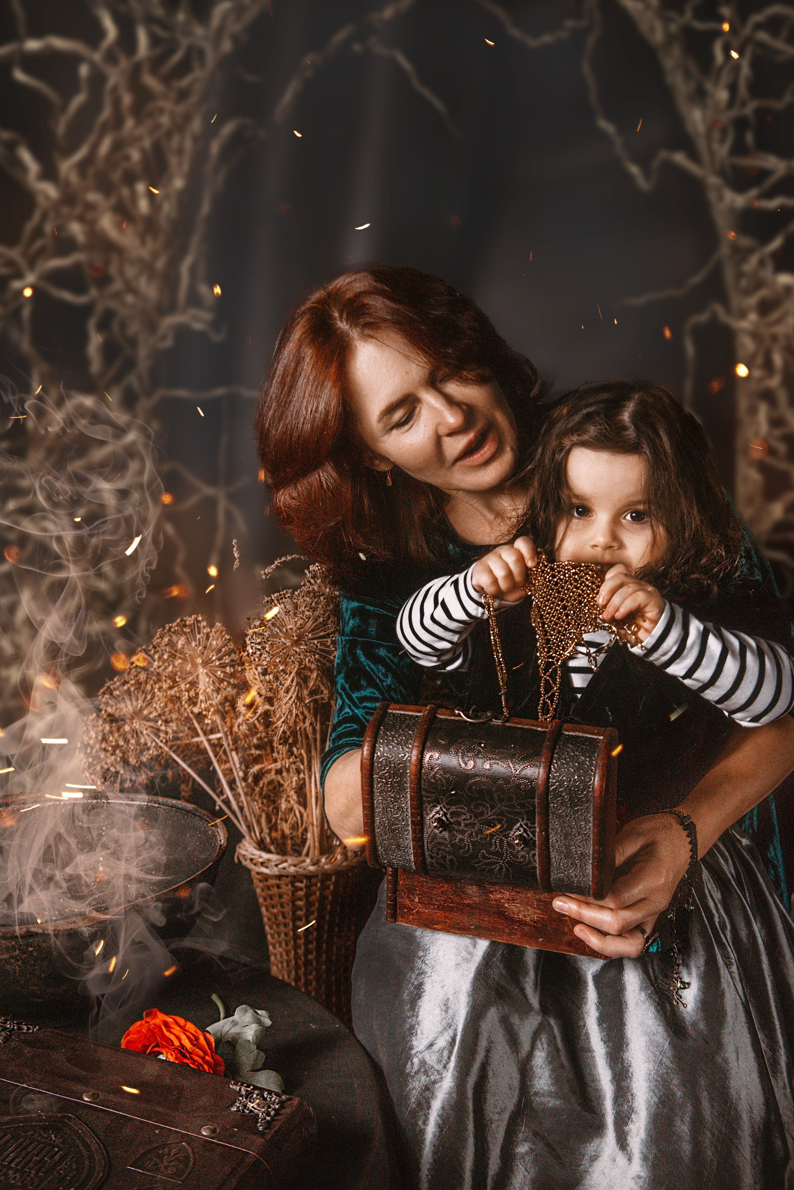 Добрые ведьмочки. Семейная история. Портретная, семейная съемка, репортаж. Москва. Куликова Татьяна