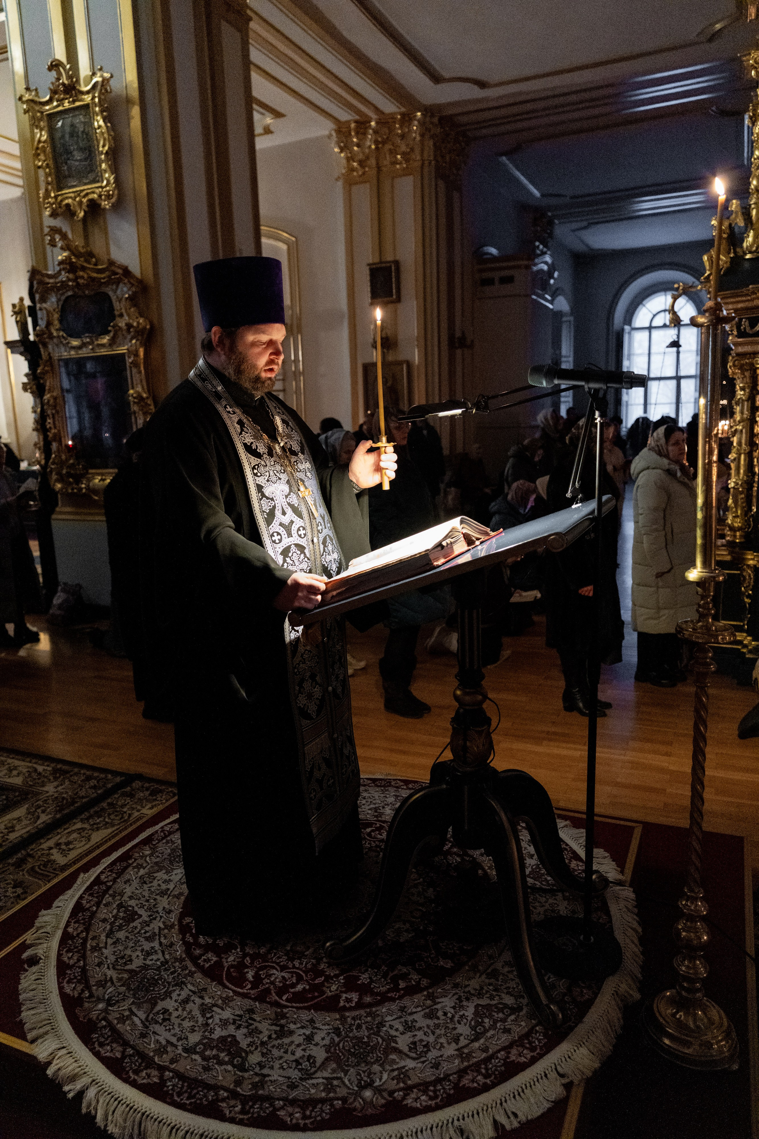 Великое повечерие с чтением Великого покаянного канона преп. Андрея Критского. НИКОЛО-БОГОЯВЛЕНСКИЙ МОРСКОЙ СОБОР