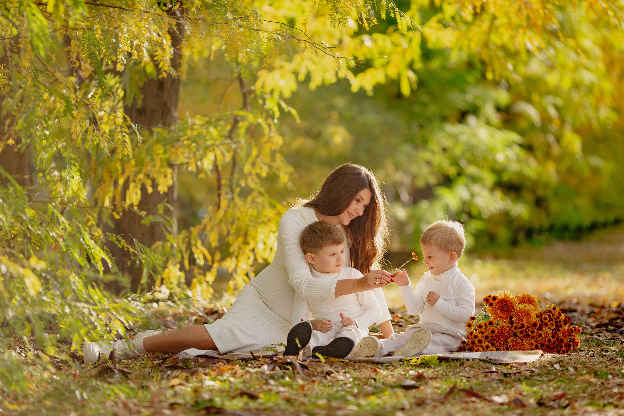 Семейная фотосъёмка в парке. Фотограф в Краснодаре Анна Худокормова. Свадебные, семейные, детские фотосессии