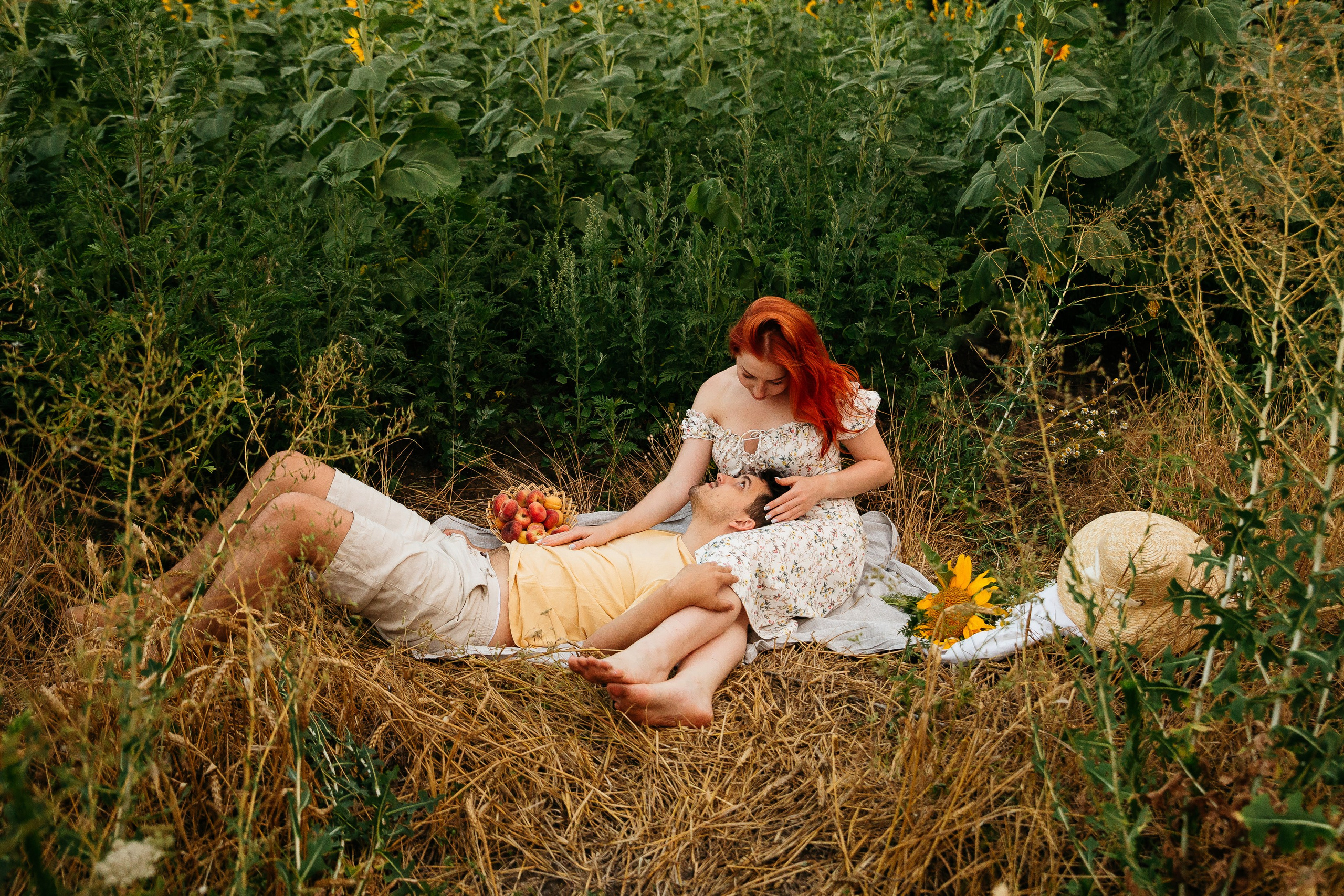 Подсолнухи. Свадебный и семейный фотограф в Краснодаре Илонна Ковалева