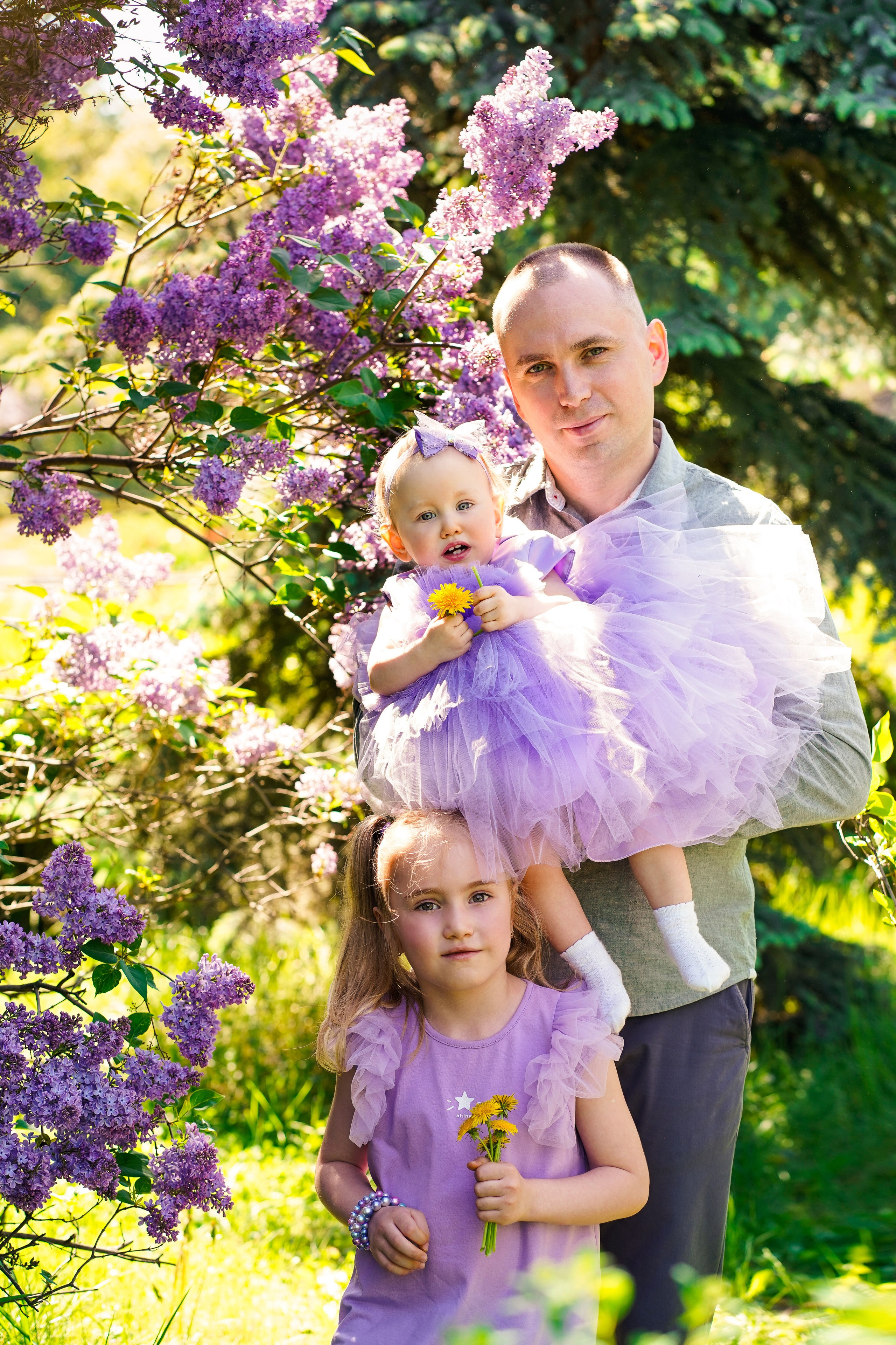 Сиреневая фотосессия на 1 годик. Семейный и портретный фотограф в Екатеринбурге Анна Лобанова