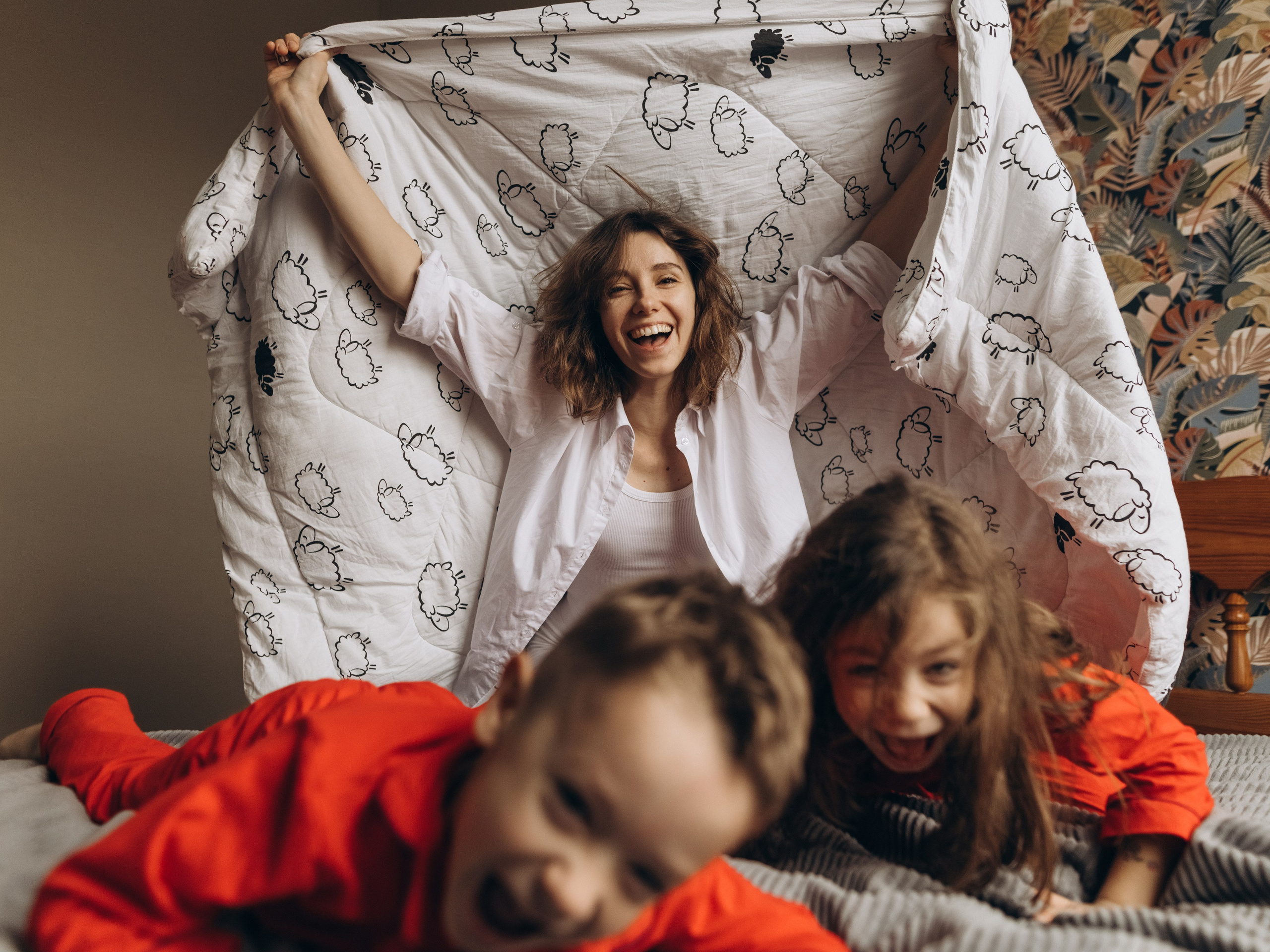 Ксюша, Даша, Миша. Фотограф Людмила Оюн