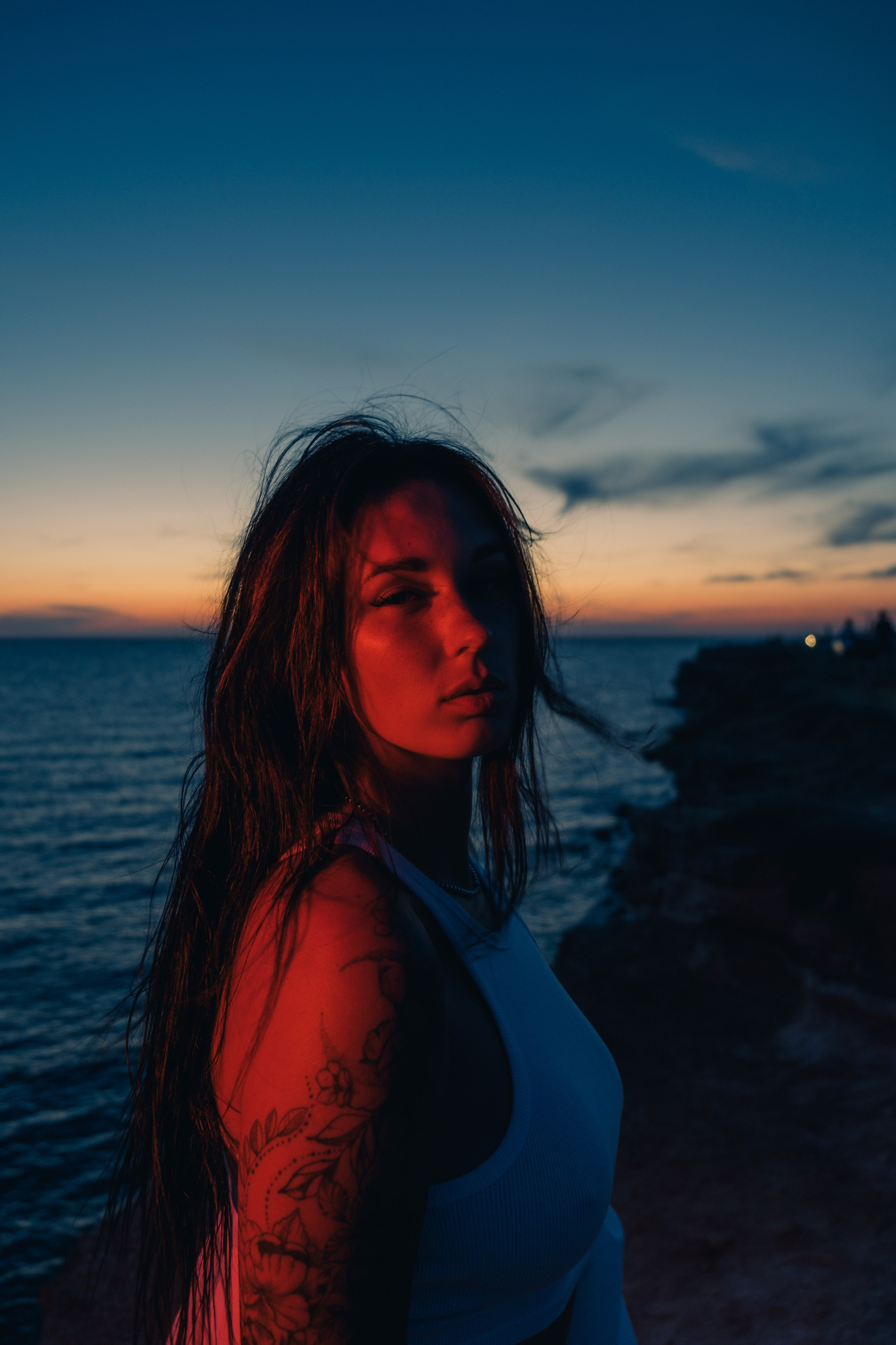 Вечерняя фотосессия в Севастополе в Голубой бухте