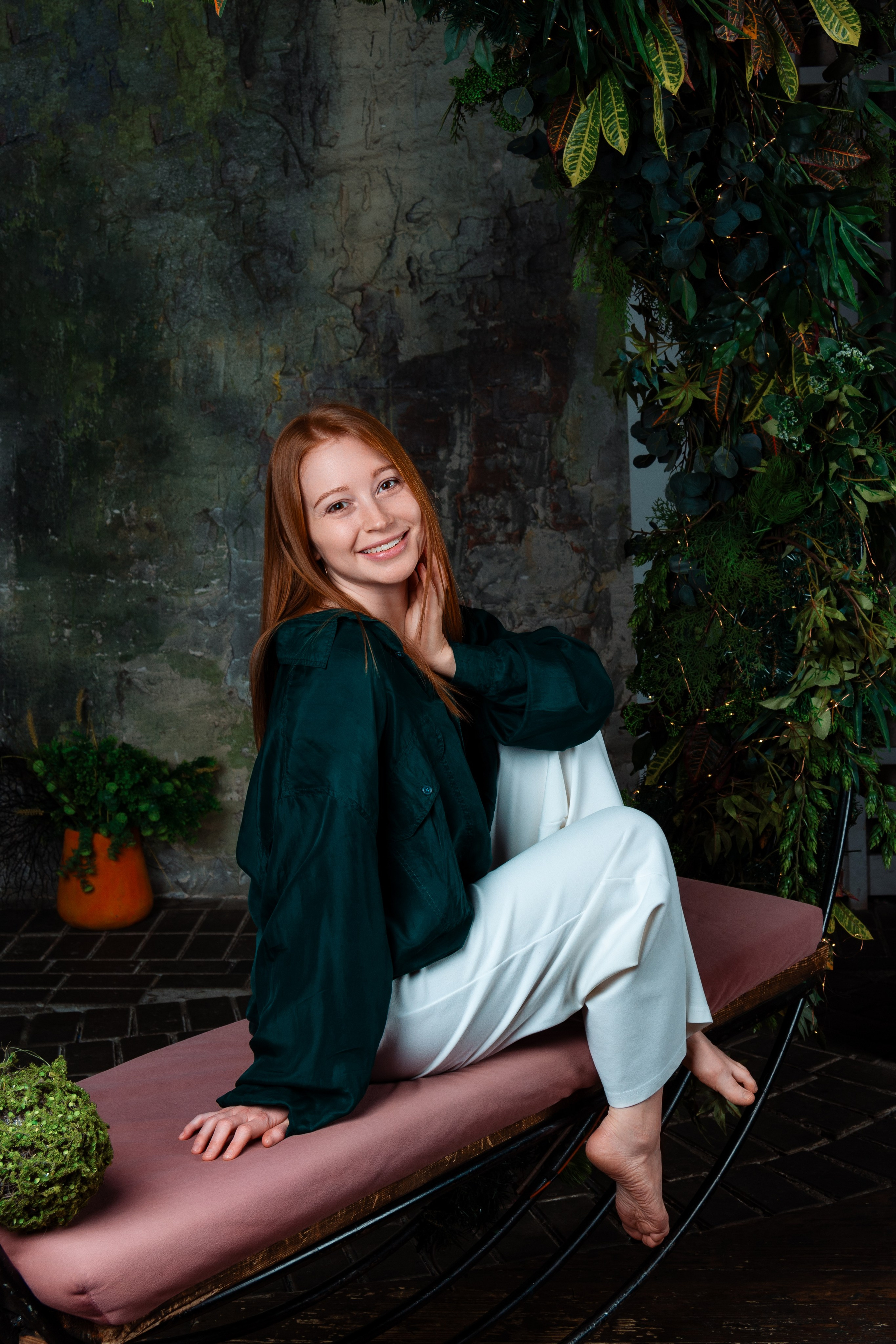 фотосессия в студи с еленью