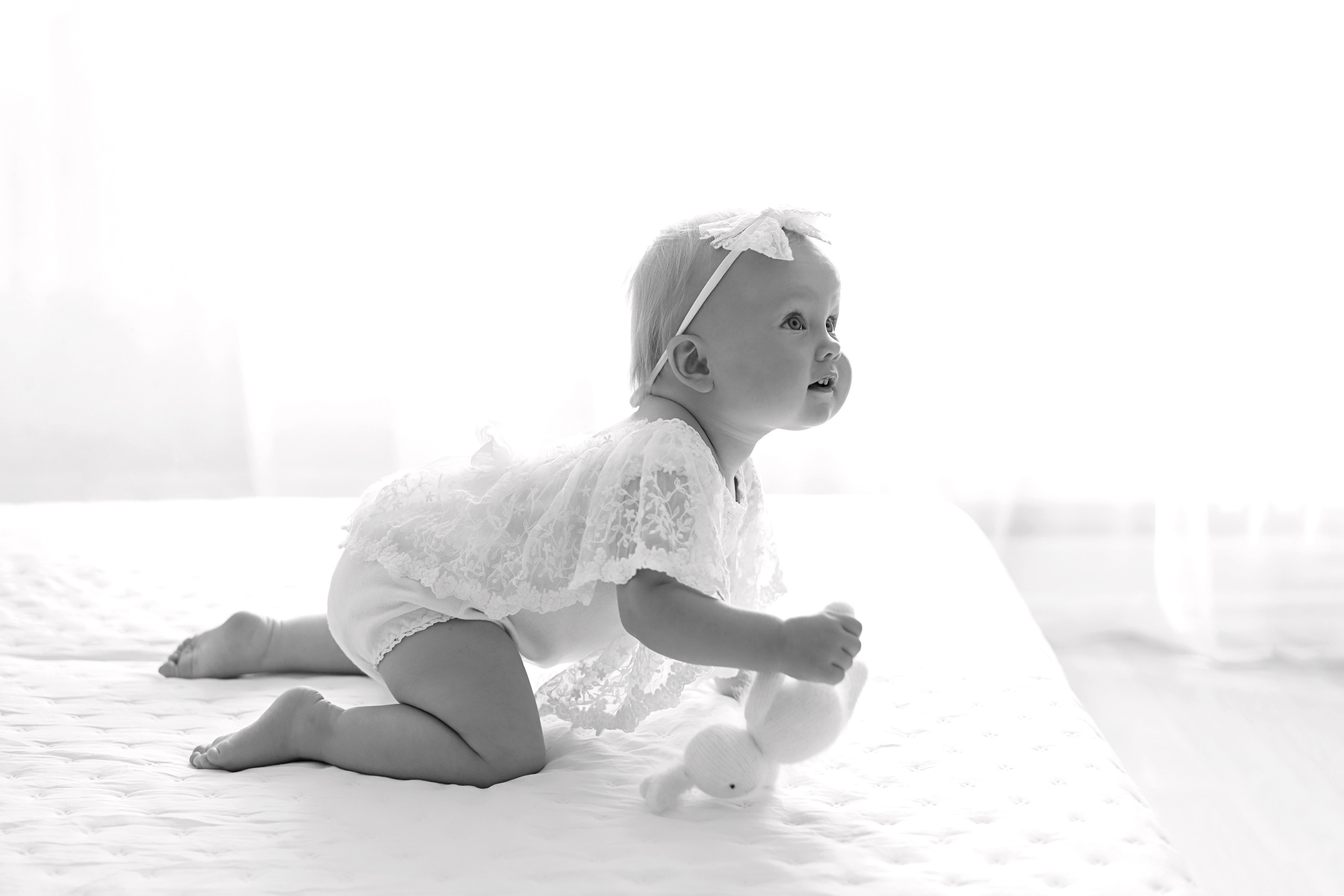 Детская фотосессия на 1 годик для Киры. Фотограф новорожденных Москва. Ньюборн фотограф Москва