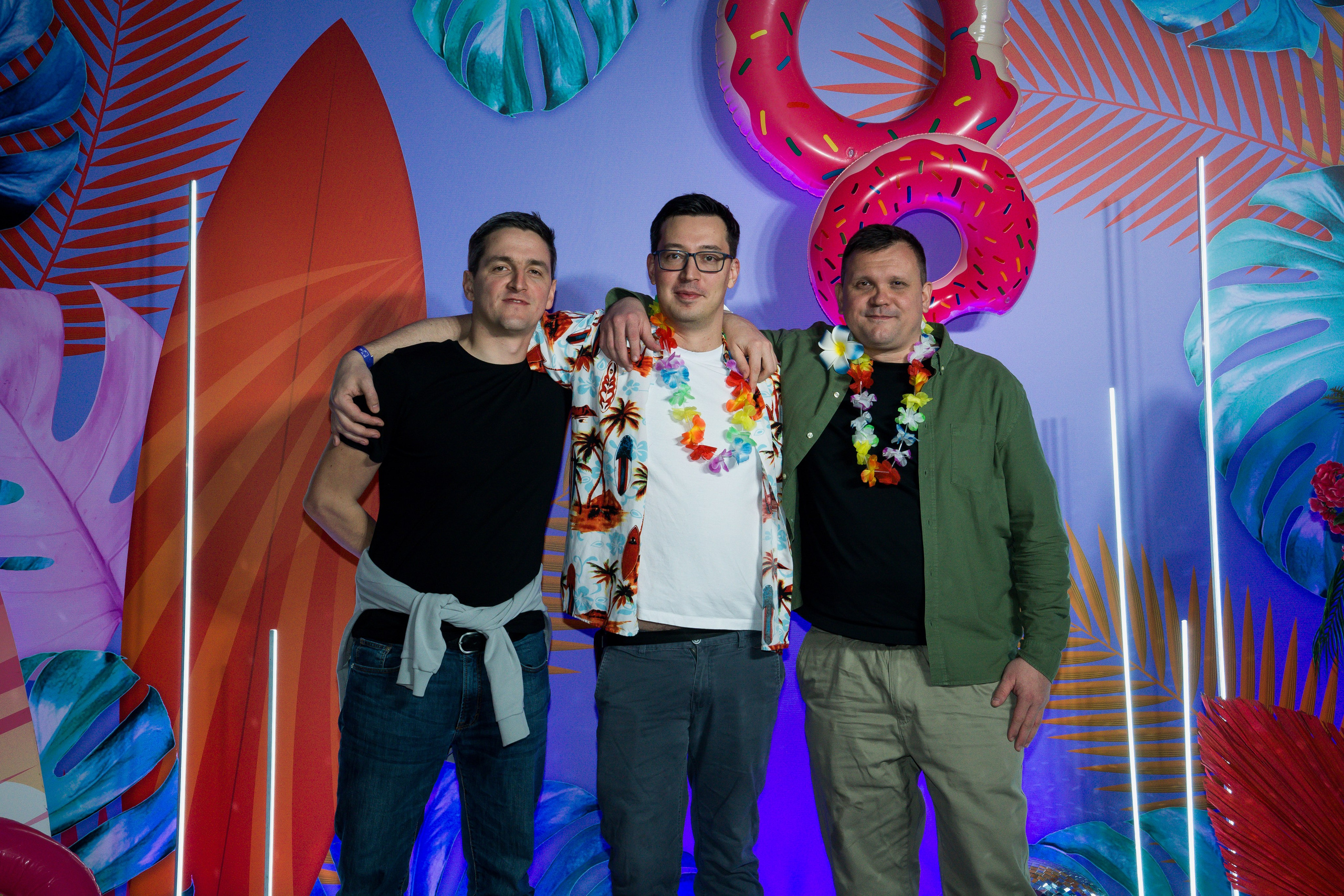 МТС корпоратив Гавайская вечеринка. Фотограф