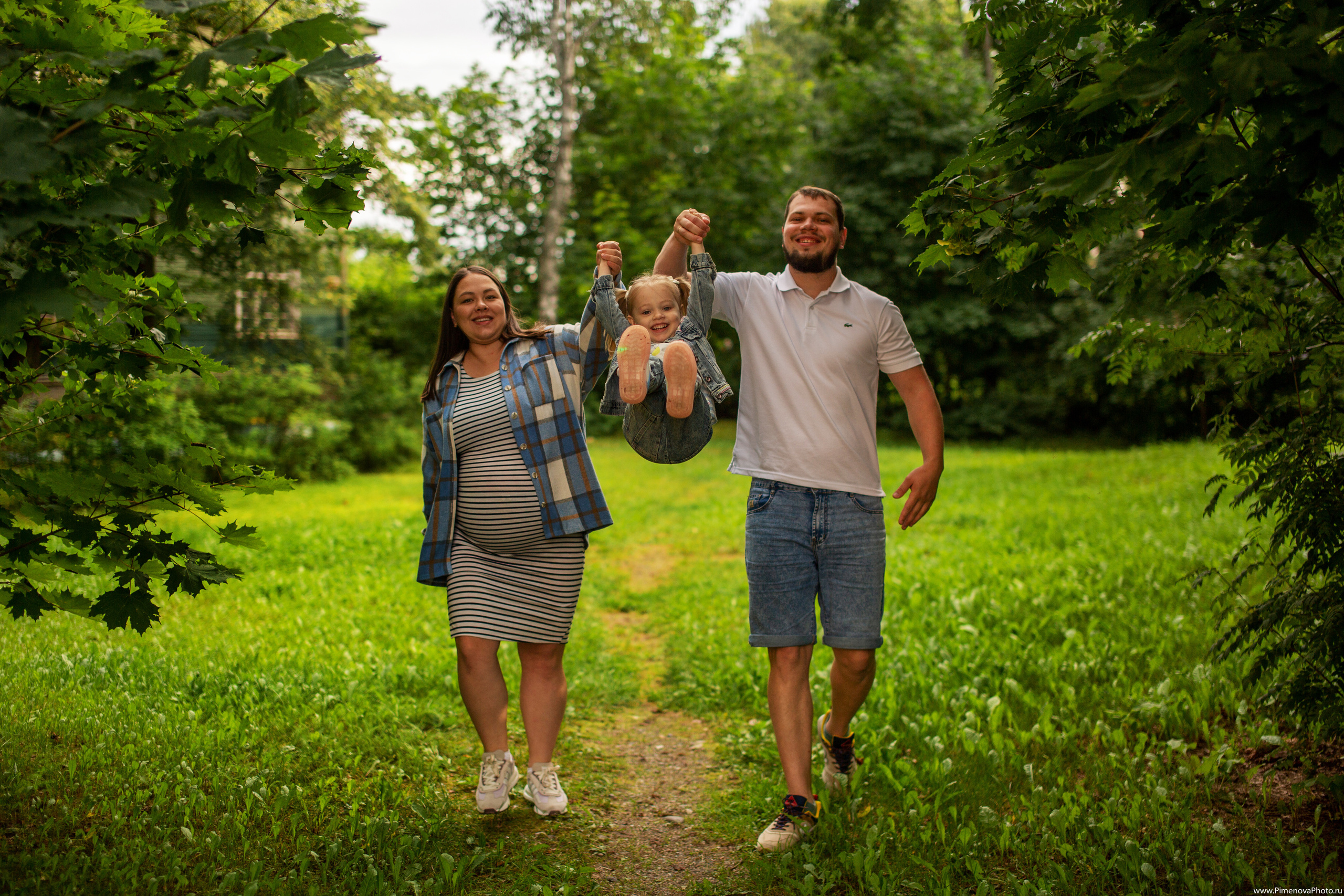 Виола, Игорь и София. Семейный и детский фотограф в Петрозаводске