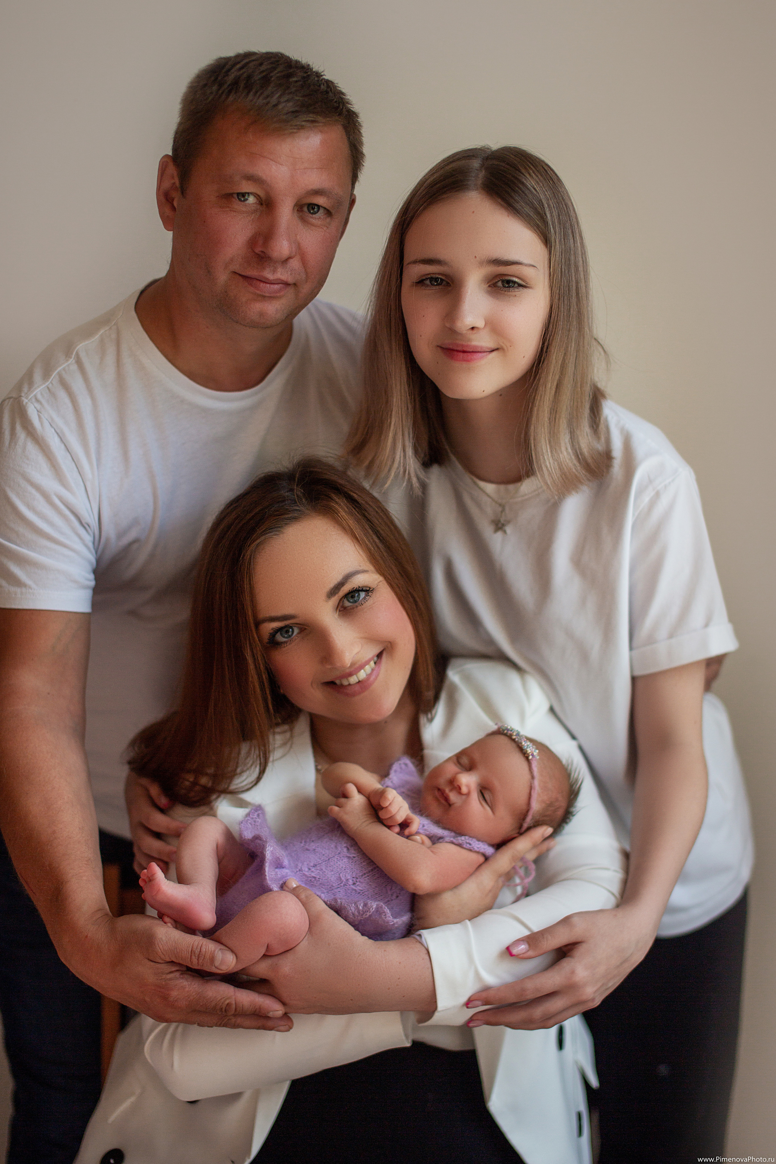 Новорождённая Анечка. Семейный и детский фотограф в Петрозаводске