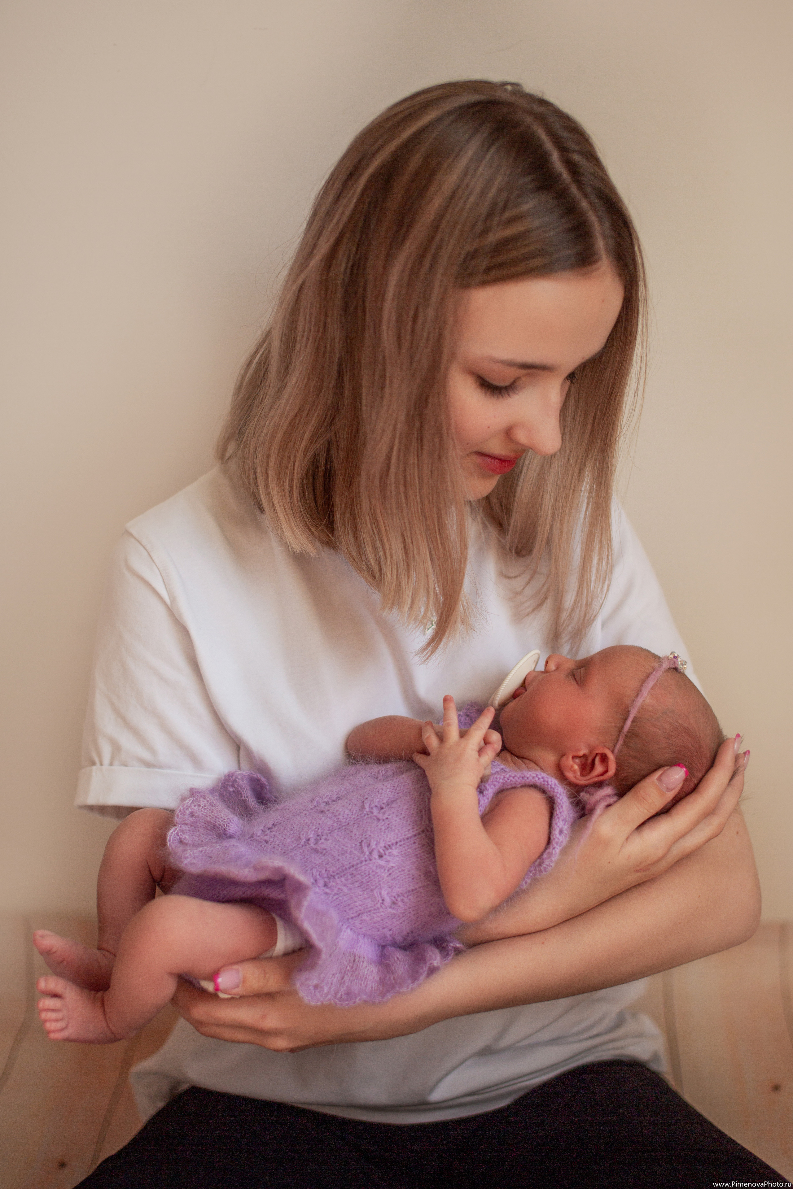 Новорождённая Анечка. Семейный и детский фотограф в Петрозаводске