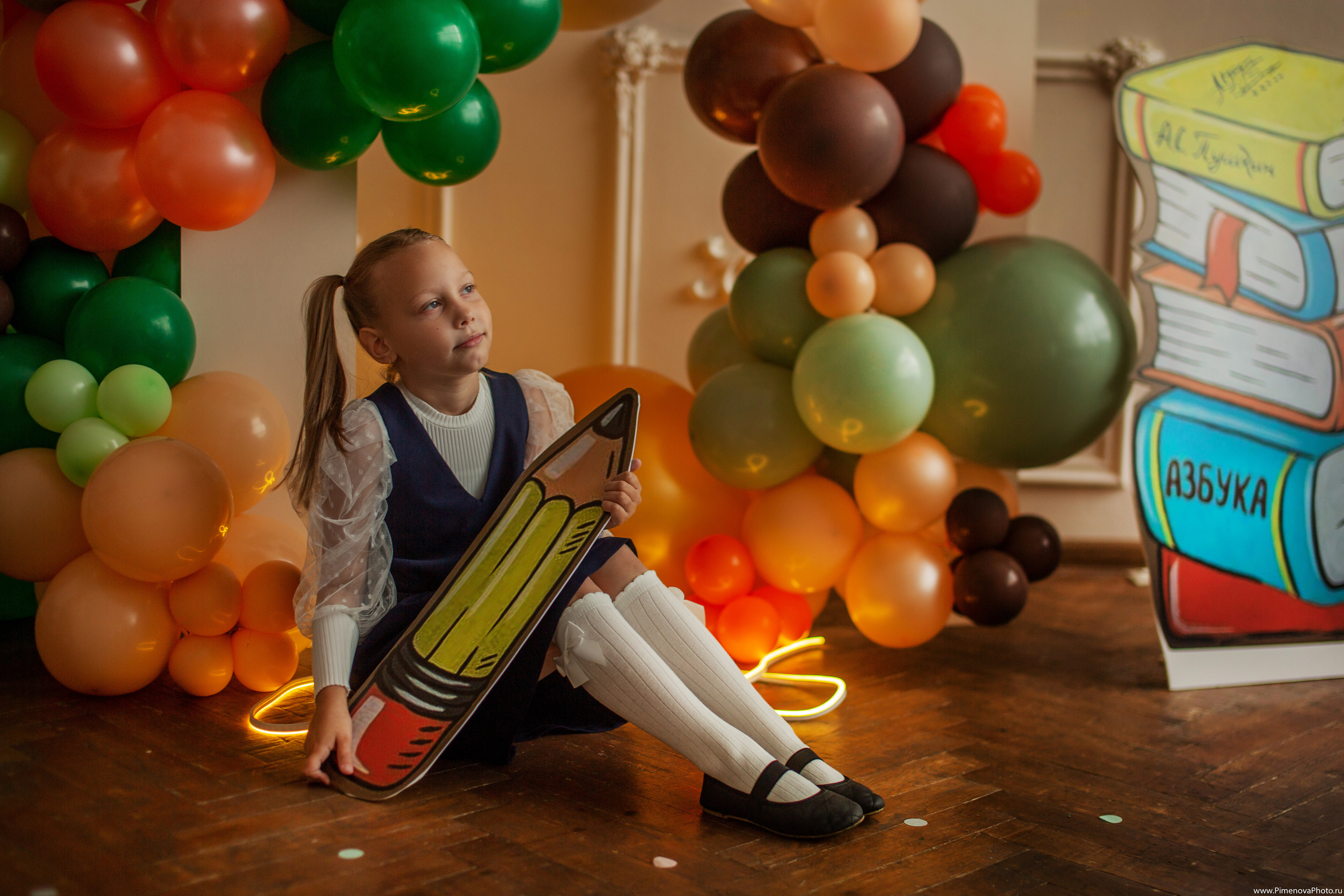 Дианушка, 1 сентября. Семейный и детский фотограф в Петрозаводске