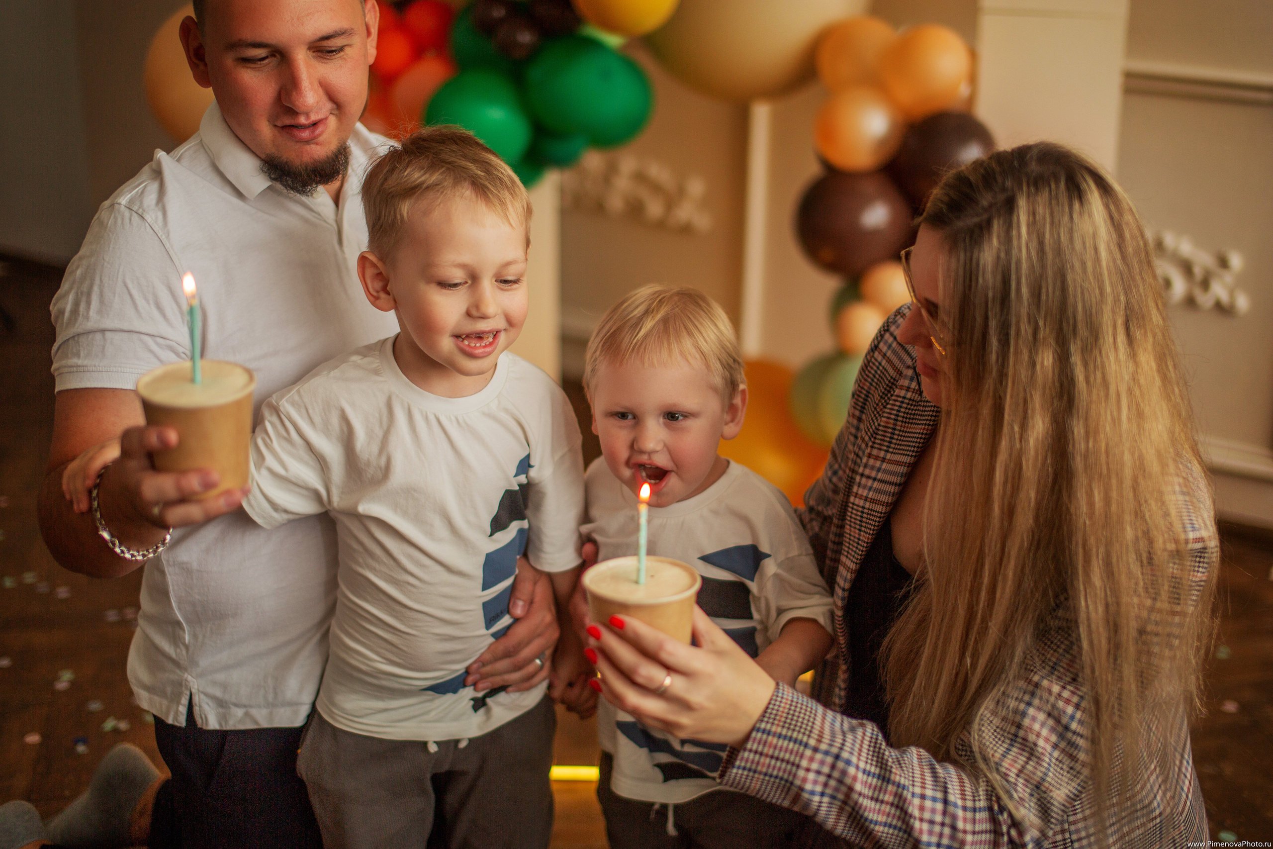 День Рождения Артёма и Арсения. Семейный и детский фотограф в Петрозаводске
