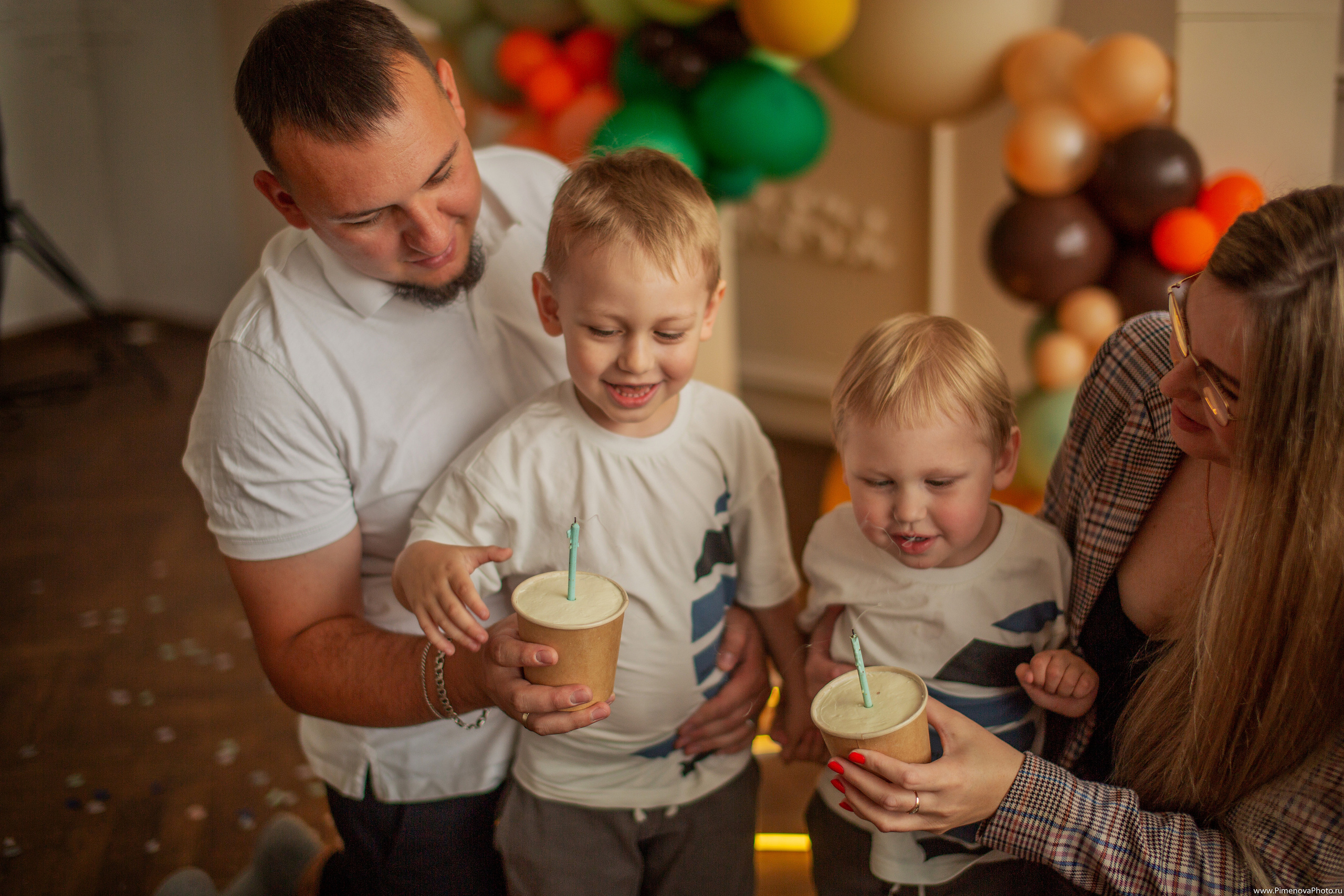 День Рождения Артёма и Арсения. Семейный и детский фотограф в Петрозаводске