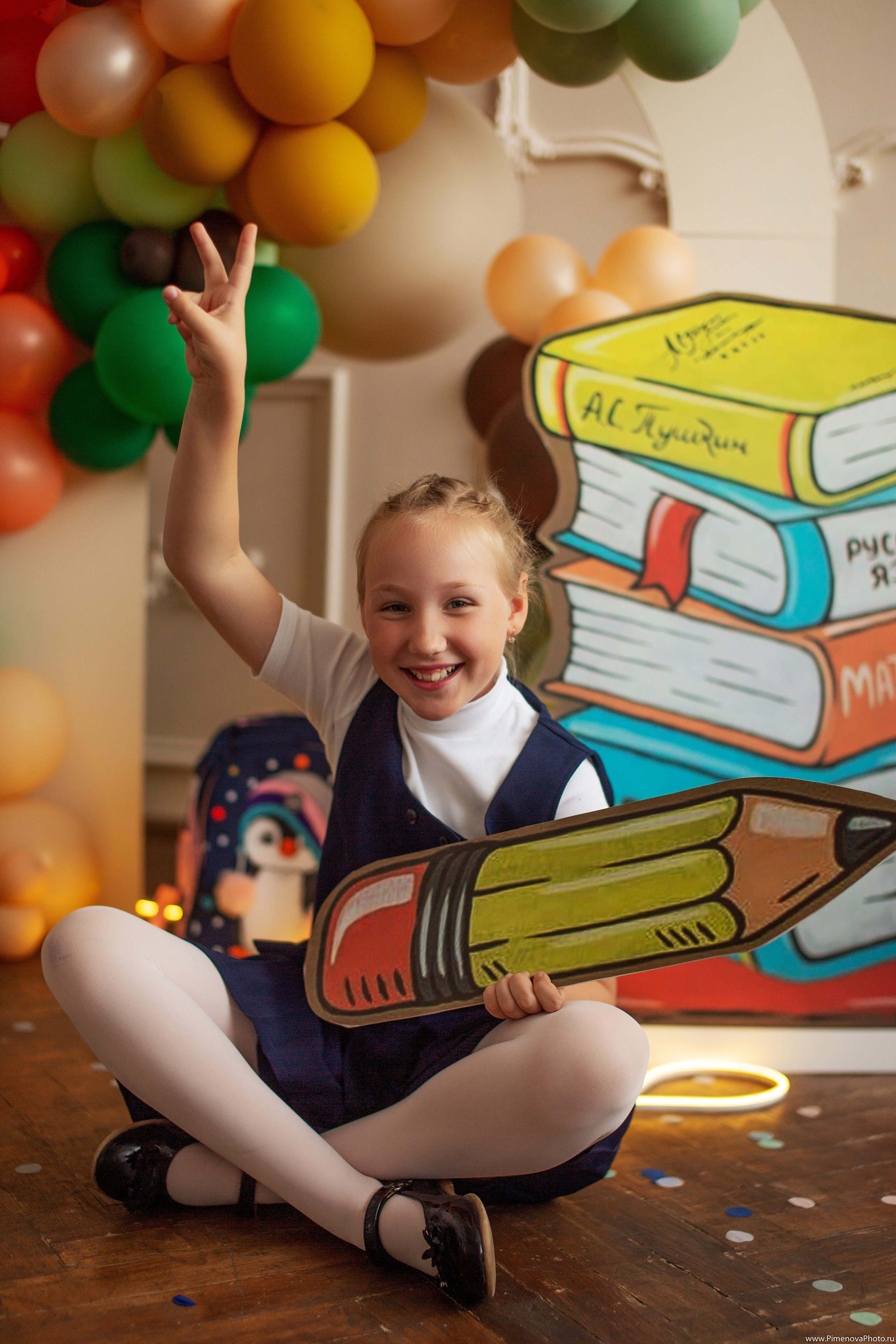 Лиза, 1 сентября. Семейный и детский фотограф в Петрозаводске