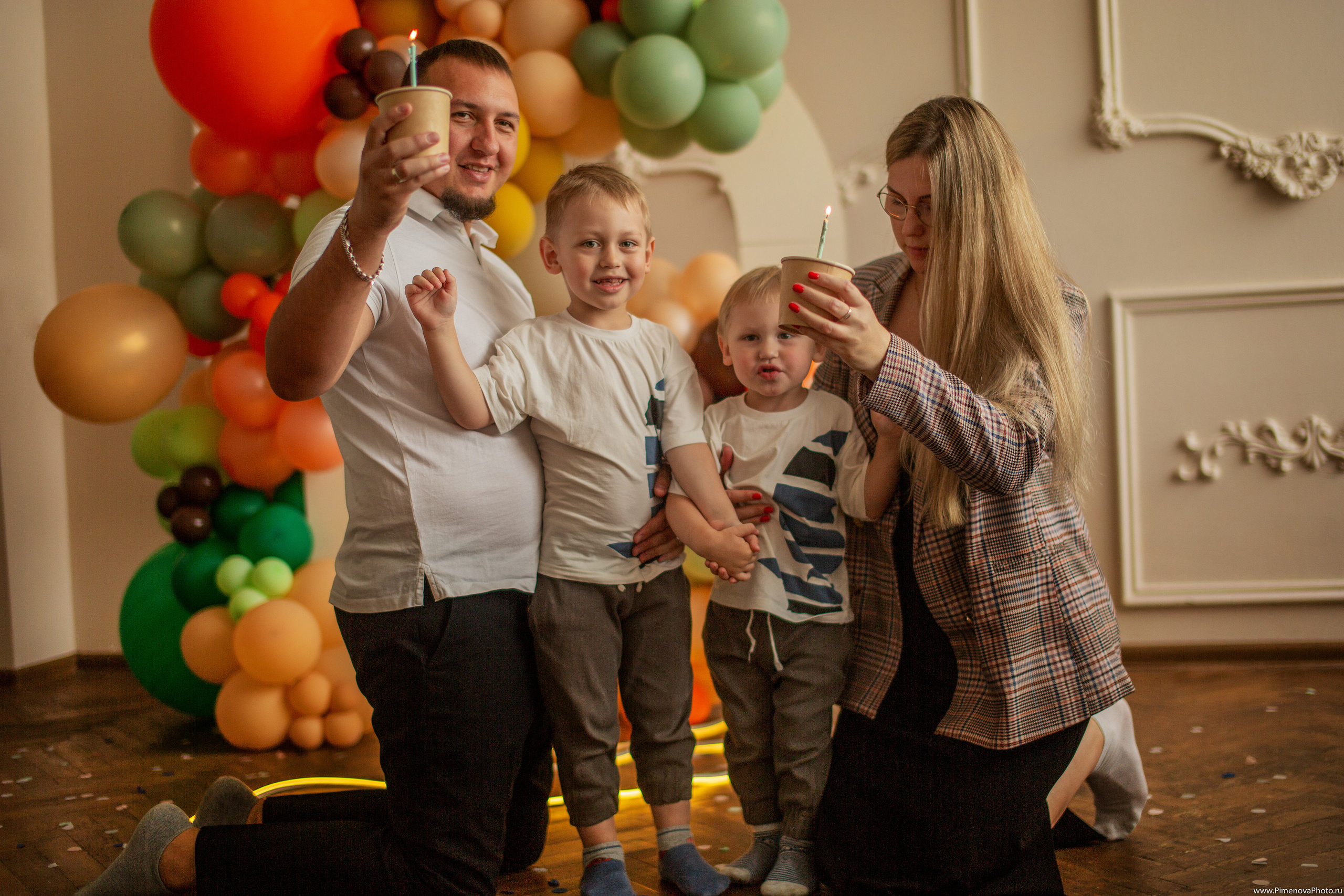 День Рождения Артёма и Арсения. Семейный и детский фотограф в Петрозаводске