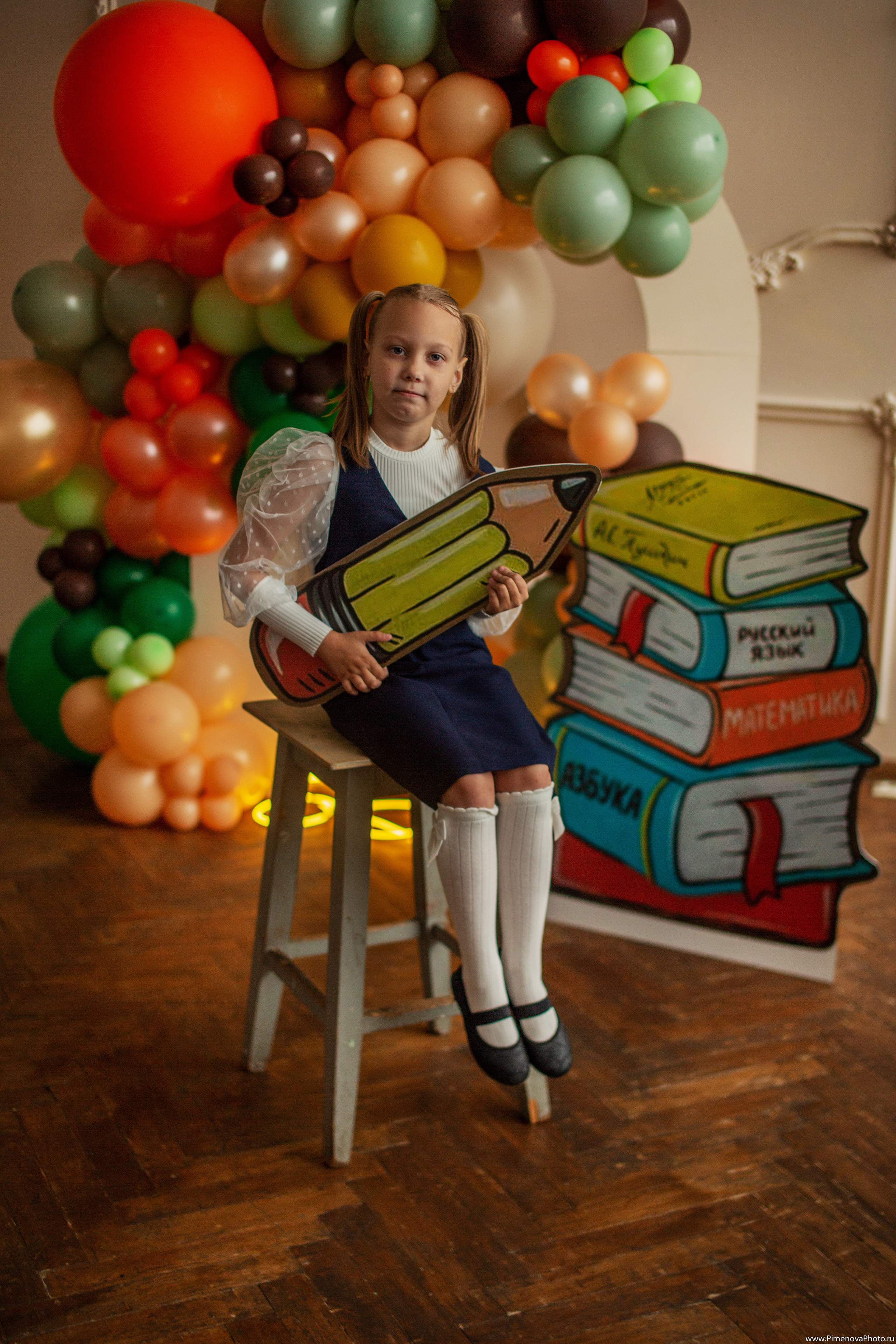 Дианушка, 1 сентября. Семейный и детский фотограф в Петрозаводске