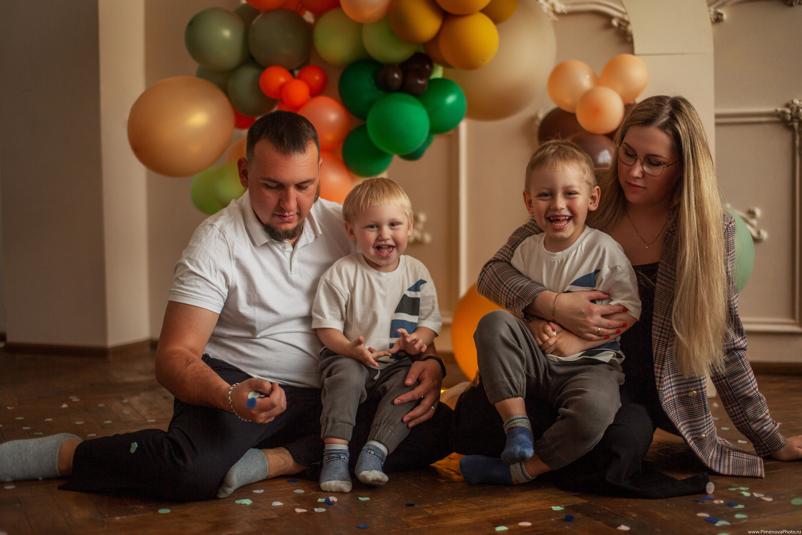 День Рождения Артёма и Арсения. Семейный и детский фотограф в Петрозаводске