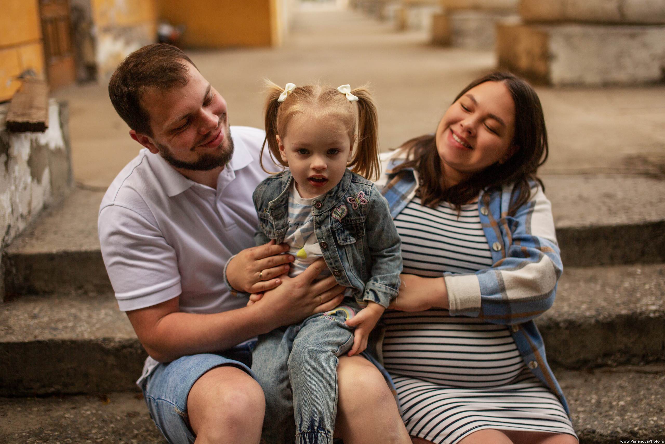 Виола, Игорь и София. Семейный и детский фотограф в Петрозаводске