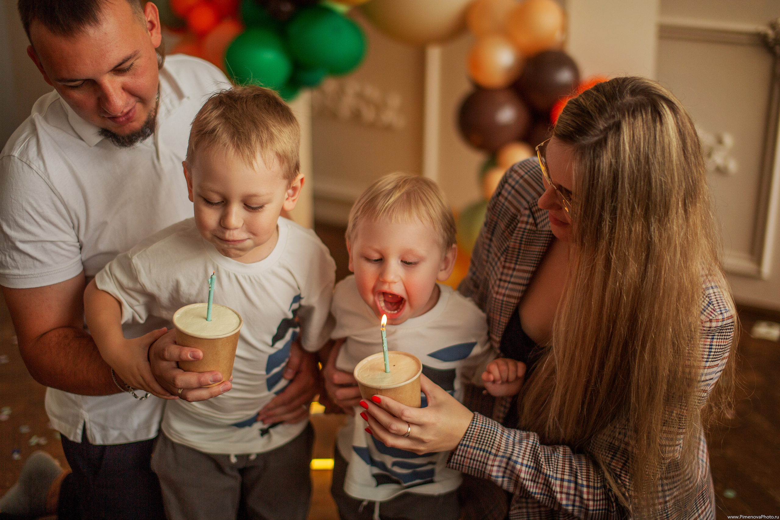 День Рождения Артёма и Арсения. Семейный и детский фотограф в Петрозаводске