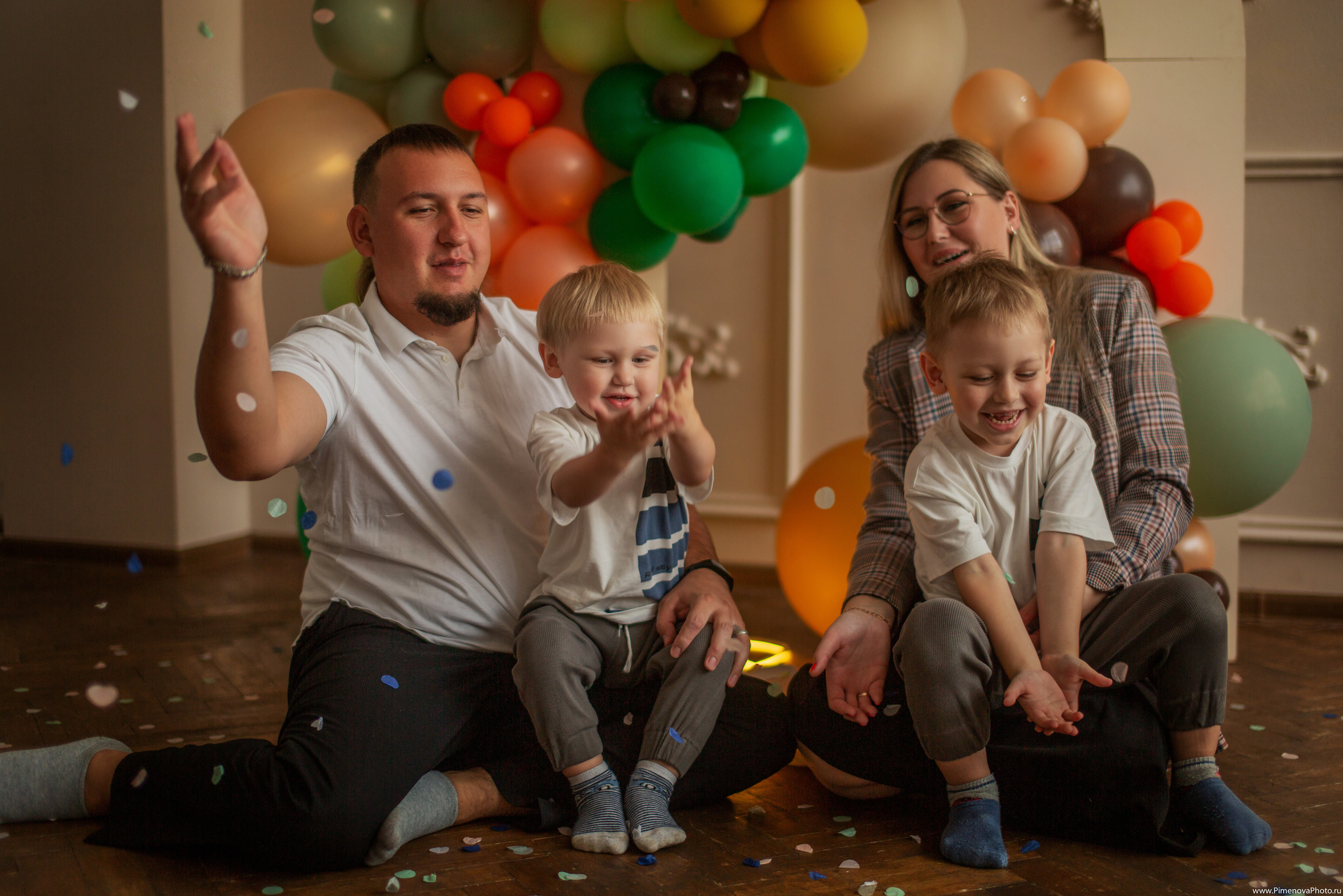 День Рождения Артёма и Арсения. Семейный и детский фотограф в Петрозаводске