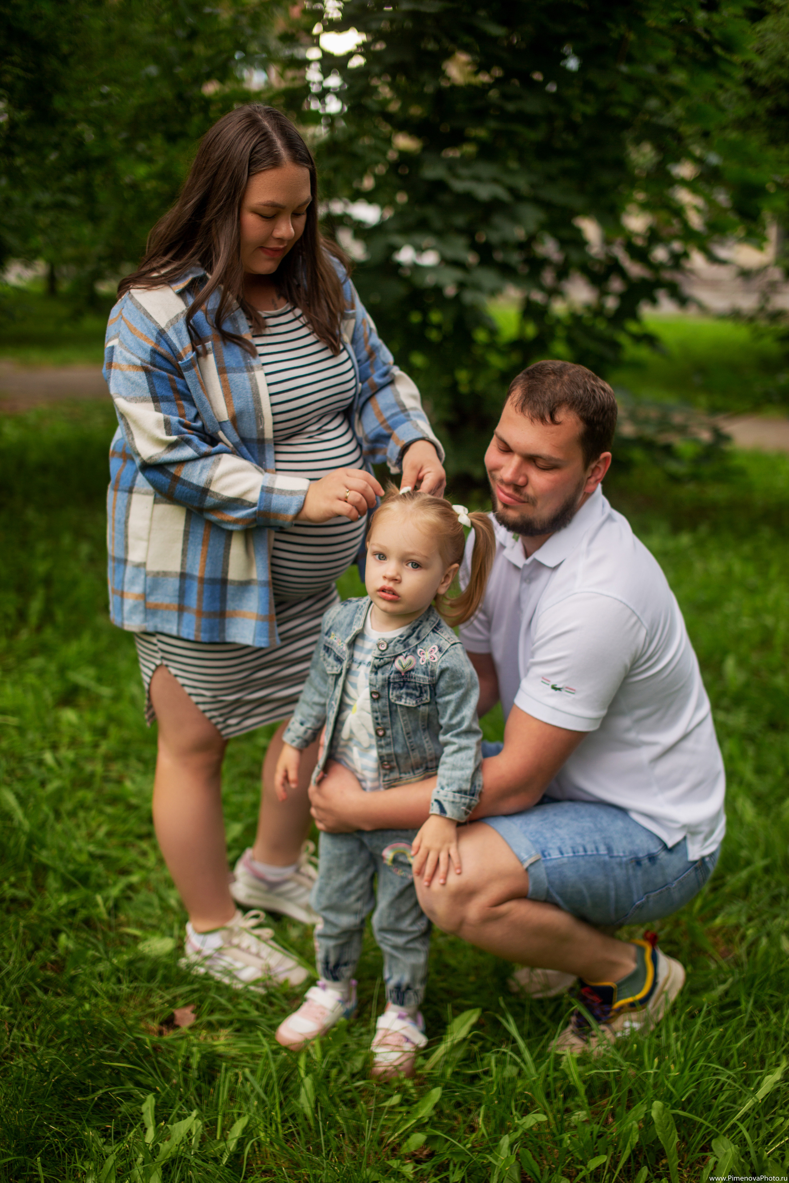 Виола, Игорь и София. Семейный и детский фотограф в Петрозаводске