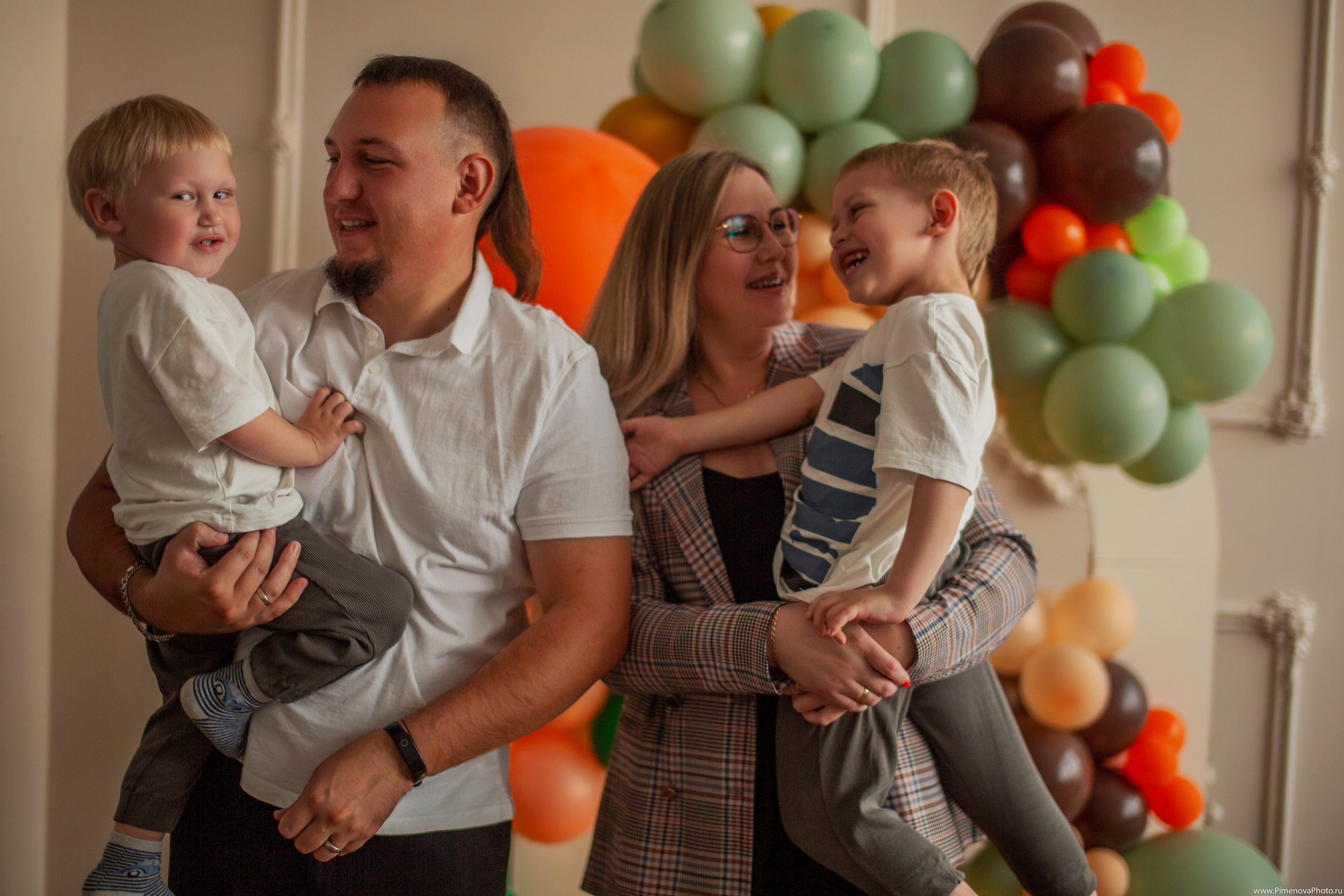 День Рождения Артёма и Арсения. Семейный и детский фотограф в Петрозаводске