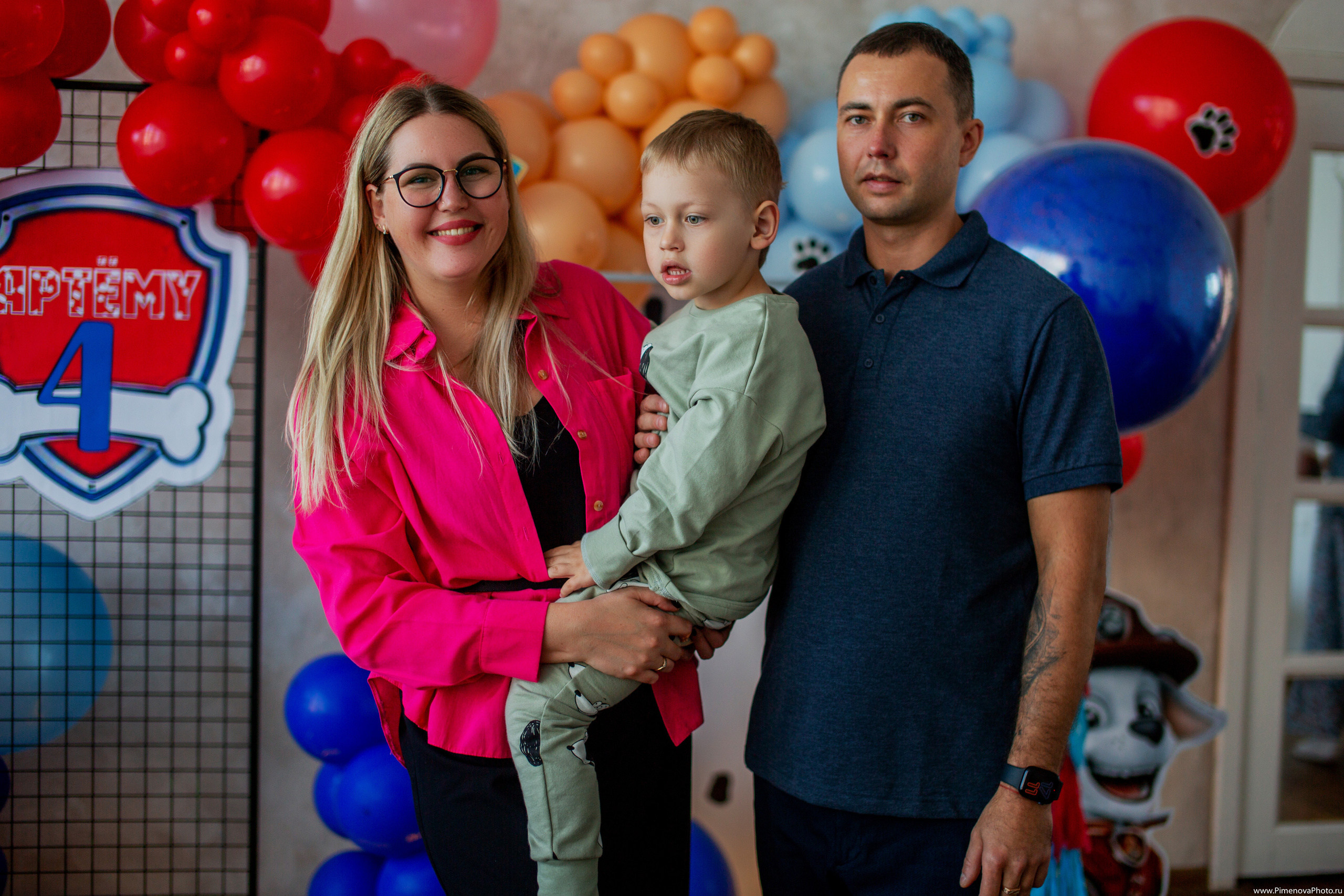 День Рождения Артёма, 4 года. Семейный и детский фотограф в Петрозаводске