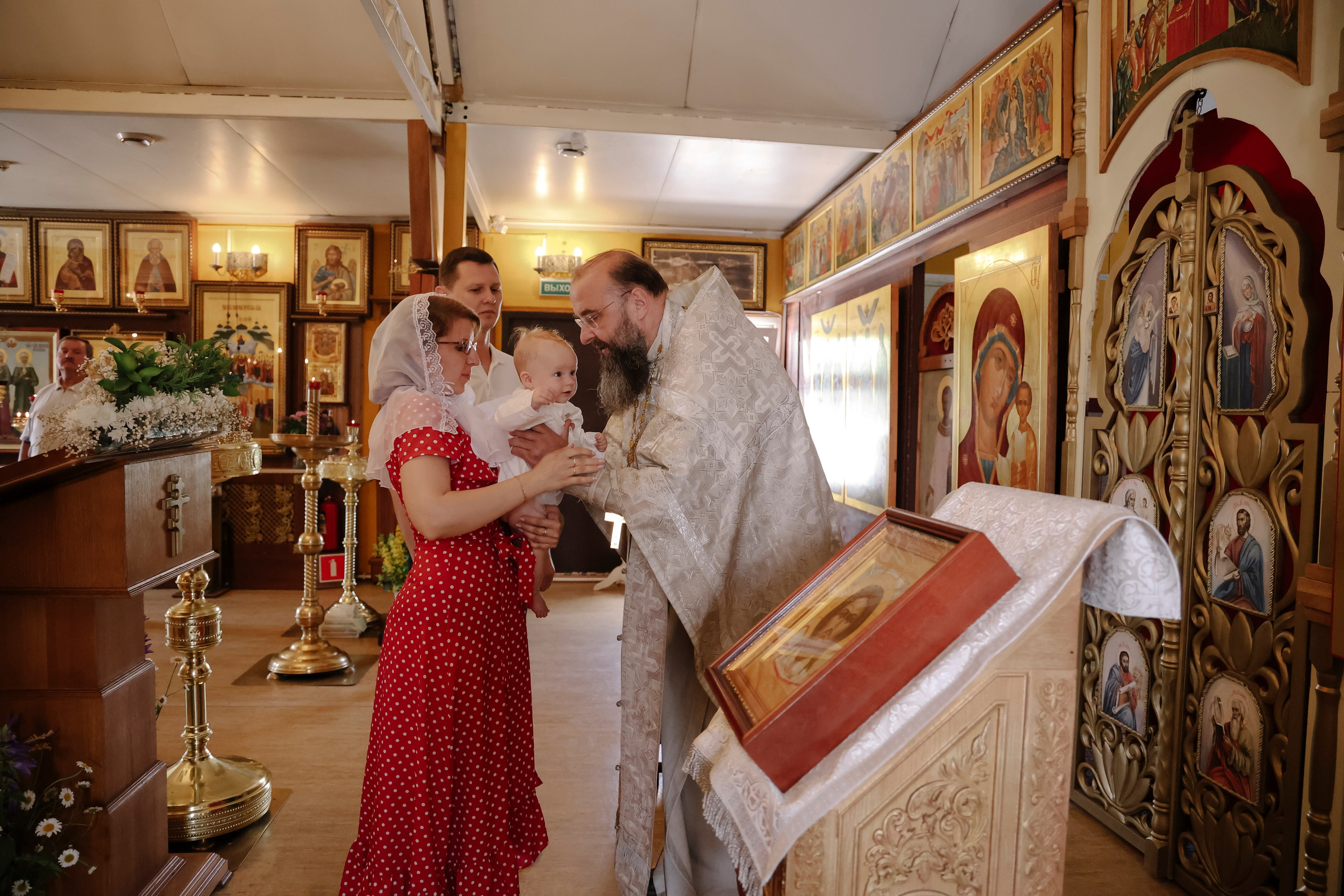 Крещение Анастасии. Фотограф новорожденных