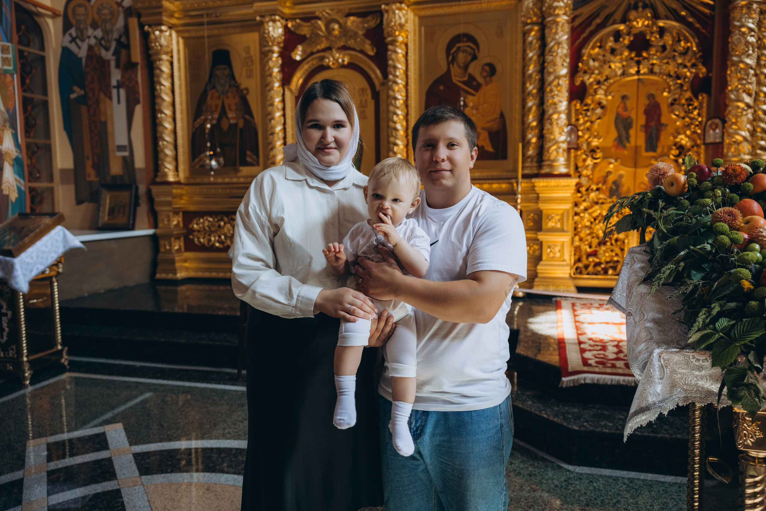 Крещение Давида. Свадебный, семейный фотограф в Иркутске Светлана Макаричева