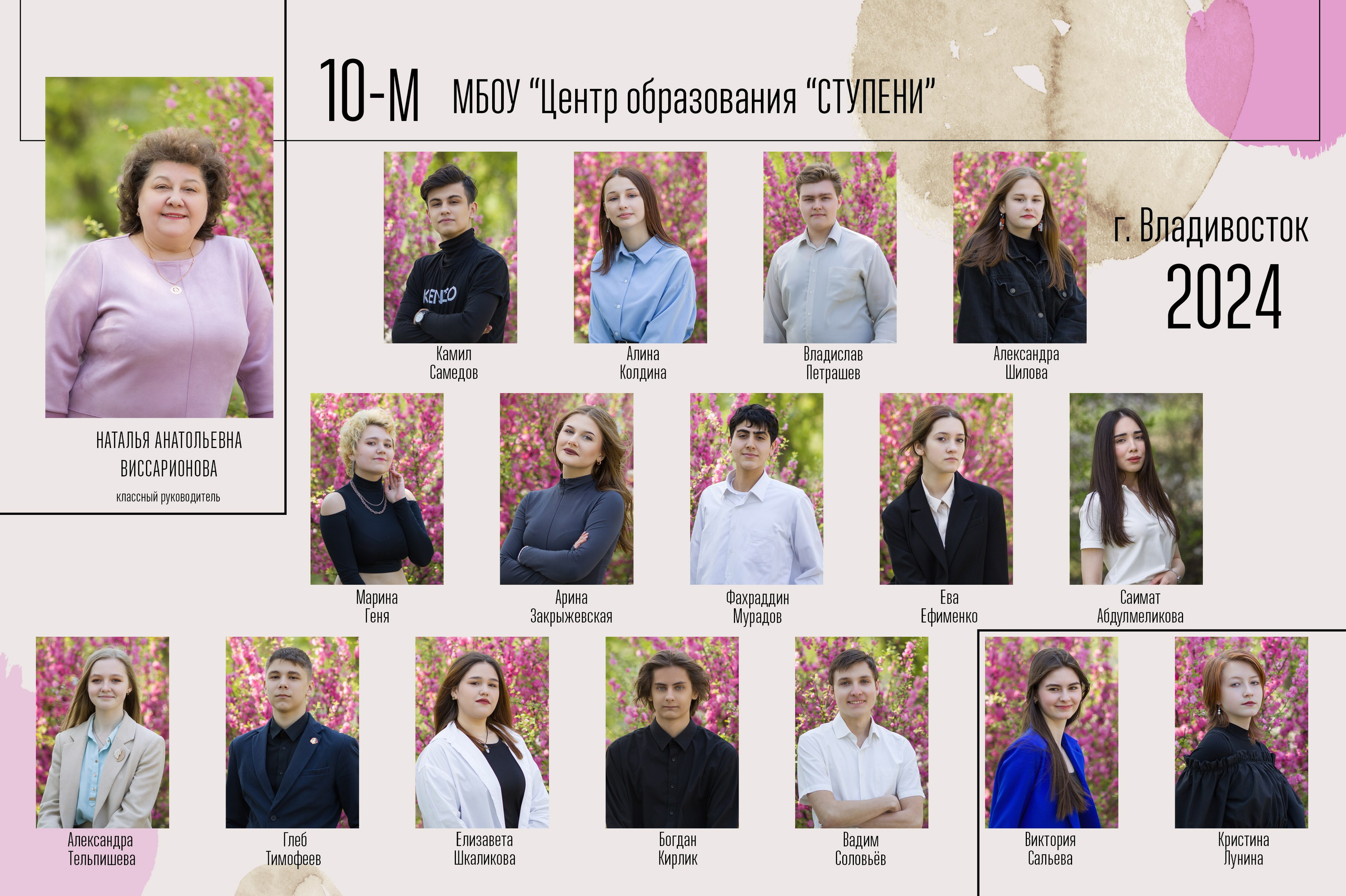 Съемка групповых фото. Школьный фотограф во Владивостоке Пермякова Олеся